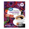 Great Value 100% Arabica Colombian Medium Dark Roast Ground Coffee Pods 100 Count