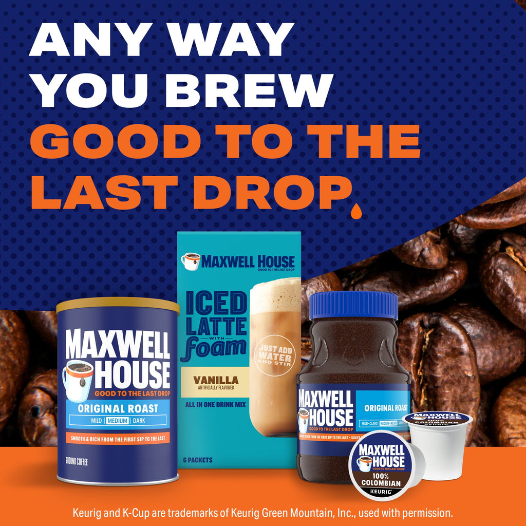 Maxwell House Original Roast Naturally Caffeinated Medium Roast Ground Coffee 10.3 oz Canister