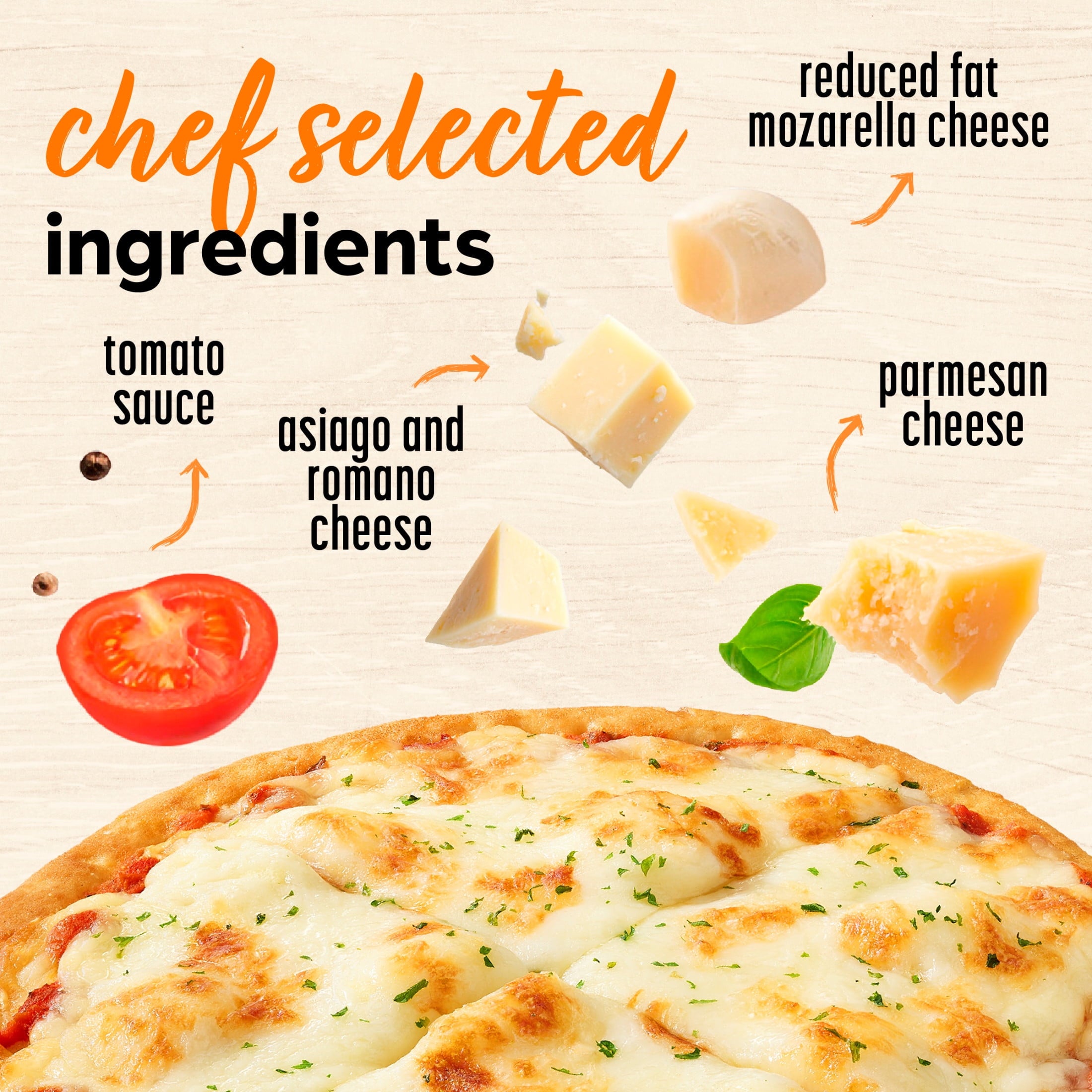 Lean Cuisine Four Cheese Thin Crust Frozen Pizza 6 Oz