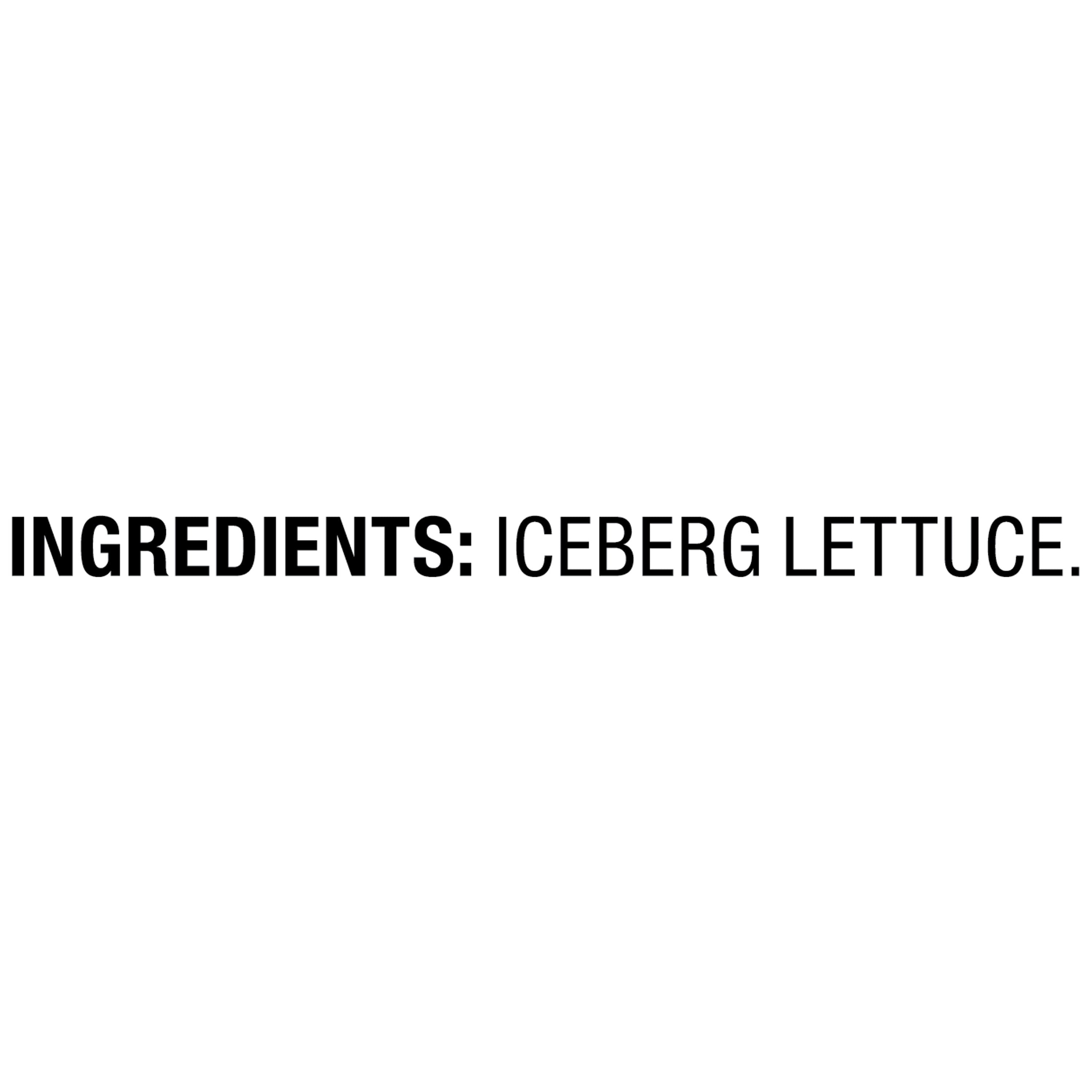 Marketside Fresh Shredded Iceberg Lettuce 8 Oz Bag