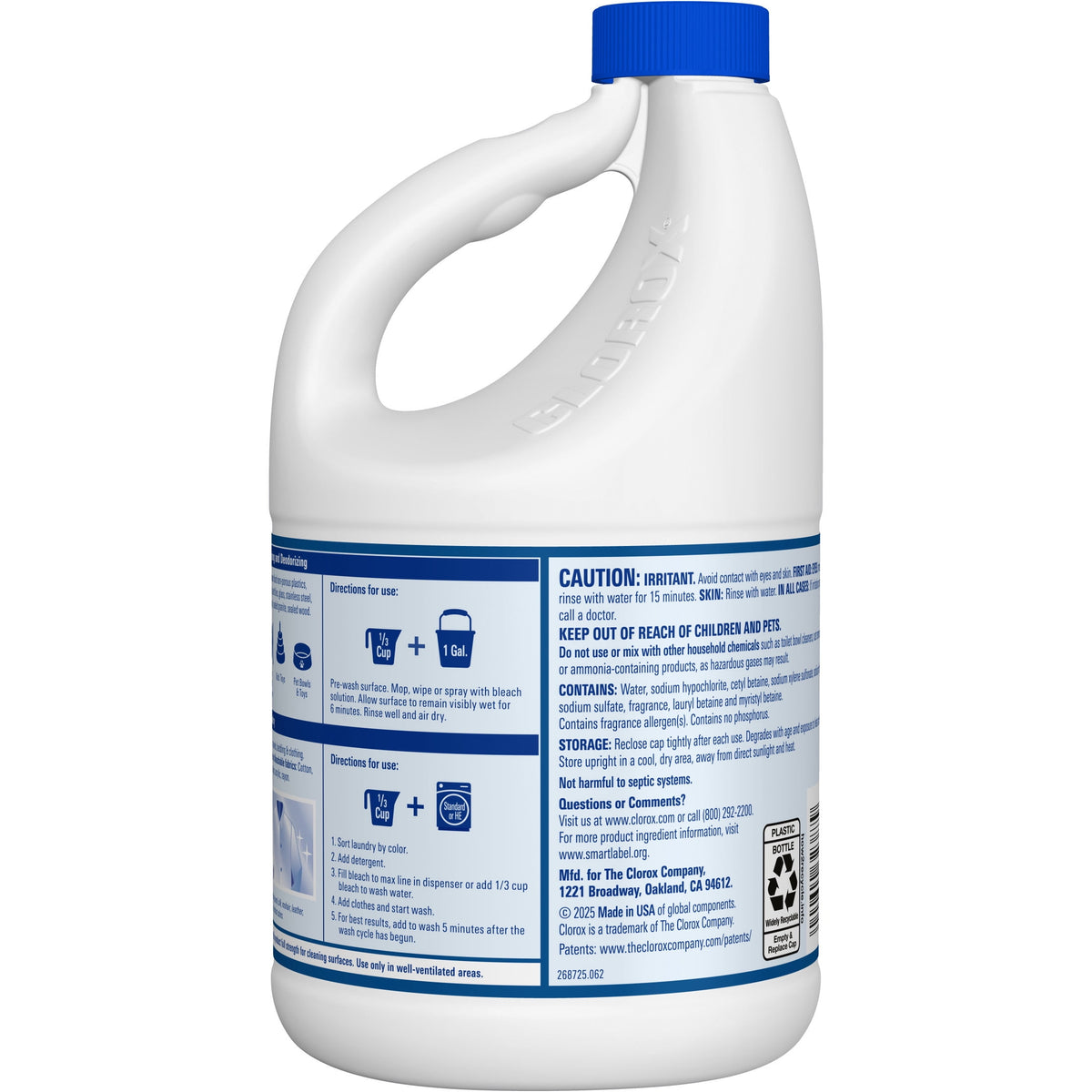 Clorox No Splash Bleach Morning Bloom 77 fl oz