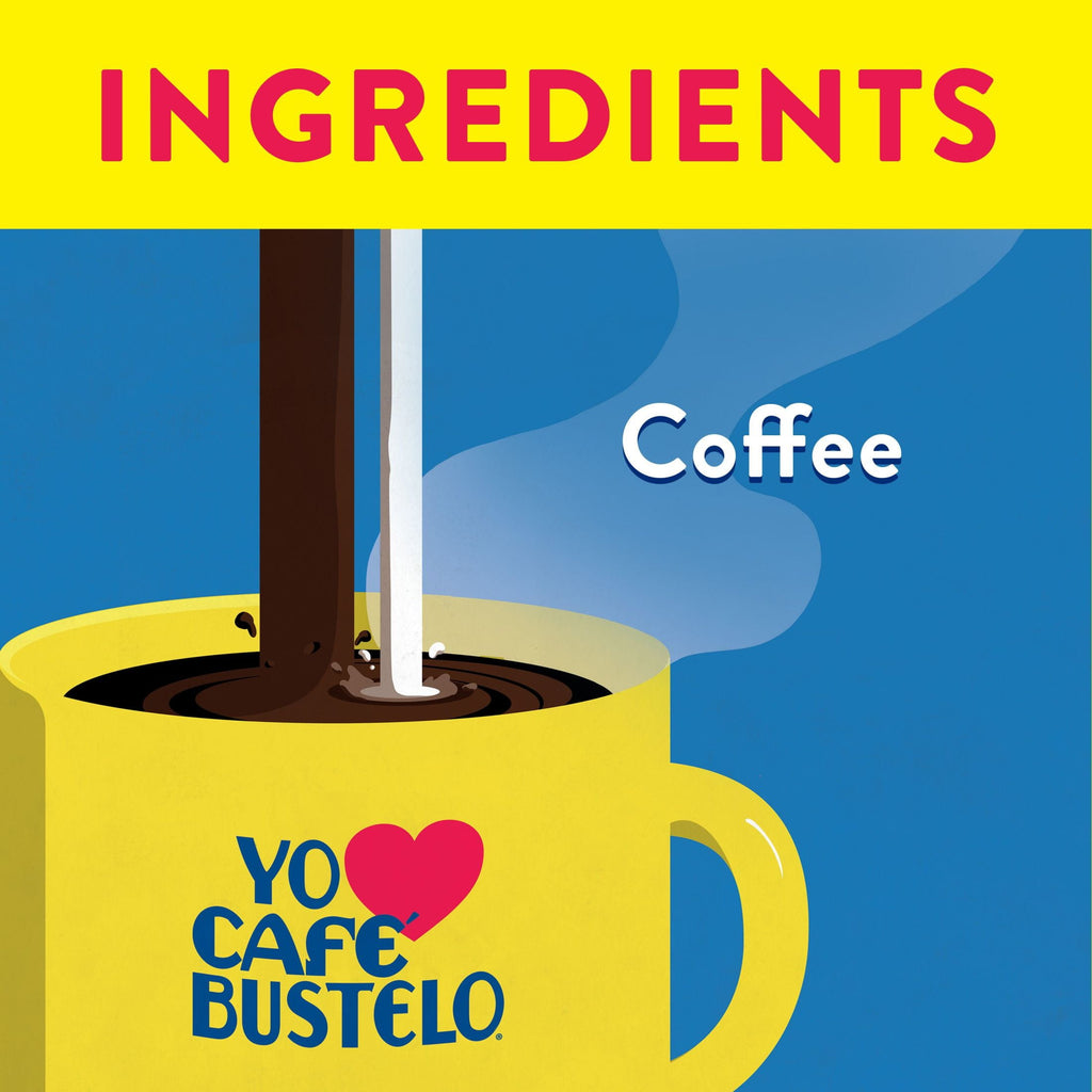 Café Bustelo Espresso Style Naturally Caffeinated Dark Roast Instant Coffee 7.05 oz Jar