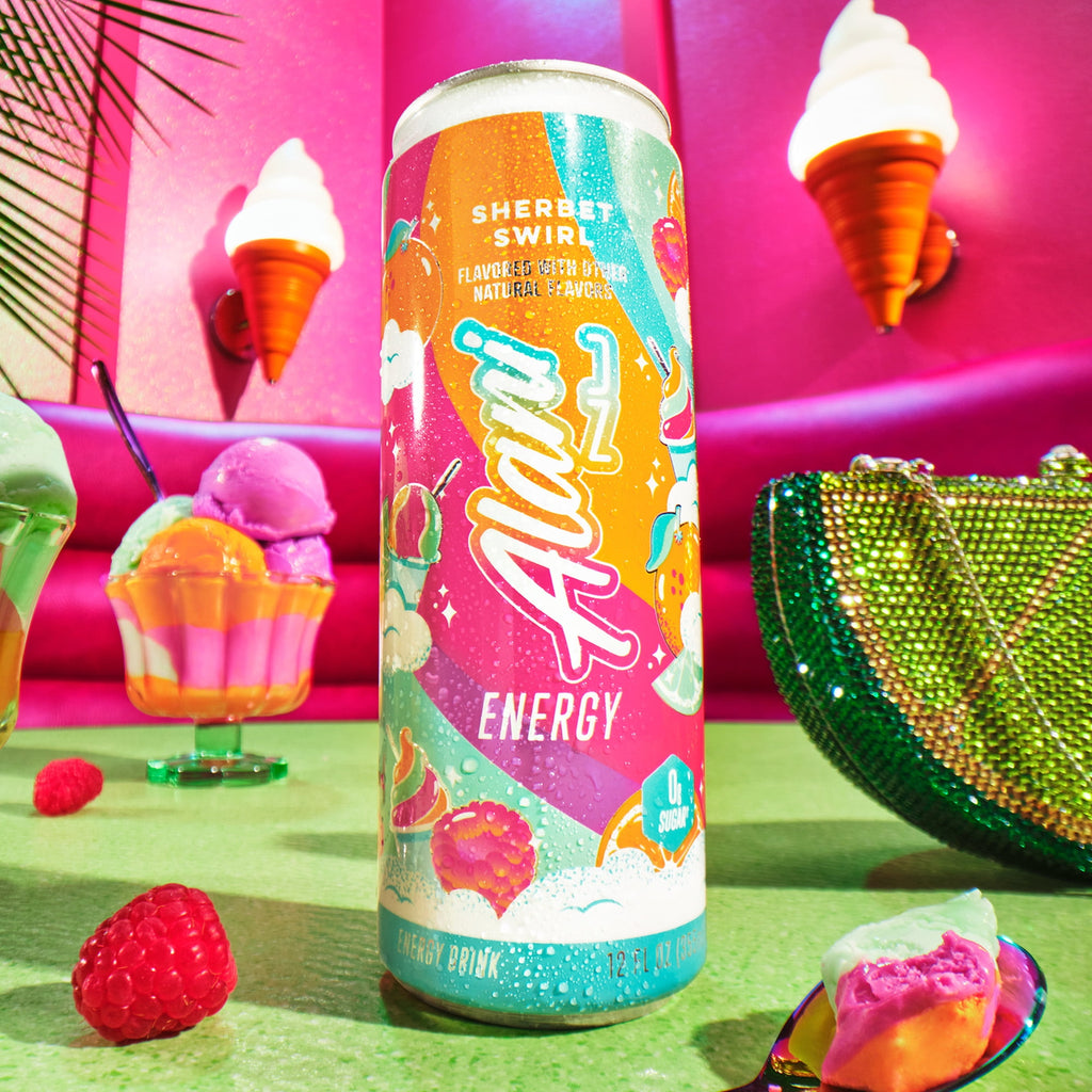 Alani Nu Sherbet Swirl Energy Drink 12 fl oz Single Can