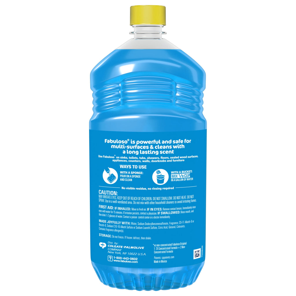 Fabuloso 2X Concentrated Multi-Purpose Cleaner Tropical Spring Scent 56 fl oz