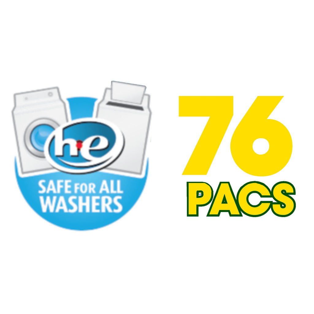 Great Value Premium Clean Laundry Pacs Original Scent 76 Count