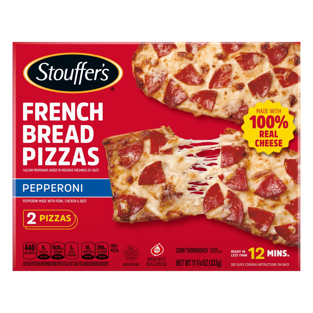 Stouffer's Pepperoni French Bread Frozen Pizza 11.75 Oz
