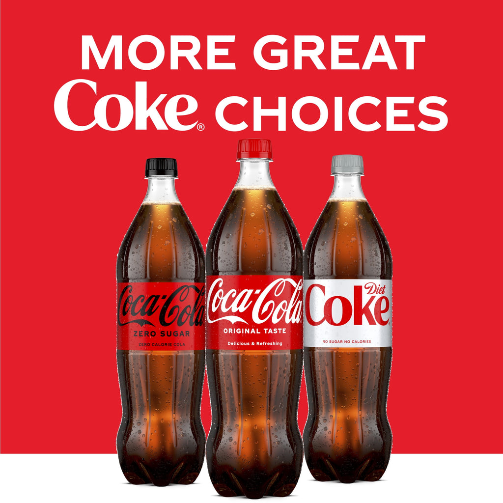 Soda Pop Bottle 1.25 Liters Coca-Cola