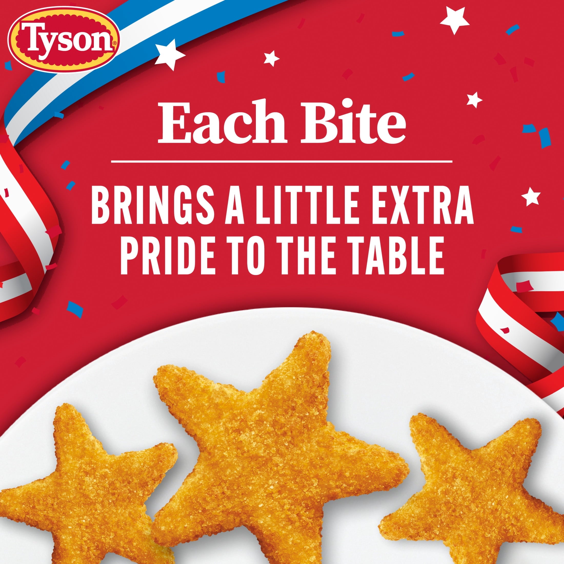 Tyson Chicken Nuggets Celebrating USA 250 Years Frozen 27 Oz