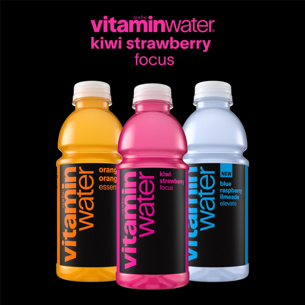 Vitaminwater Focus Kiwi Strawberry Flavored Water Beverage 20 fl oz