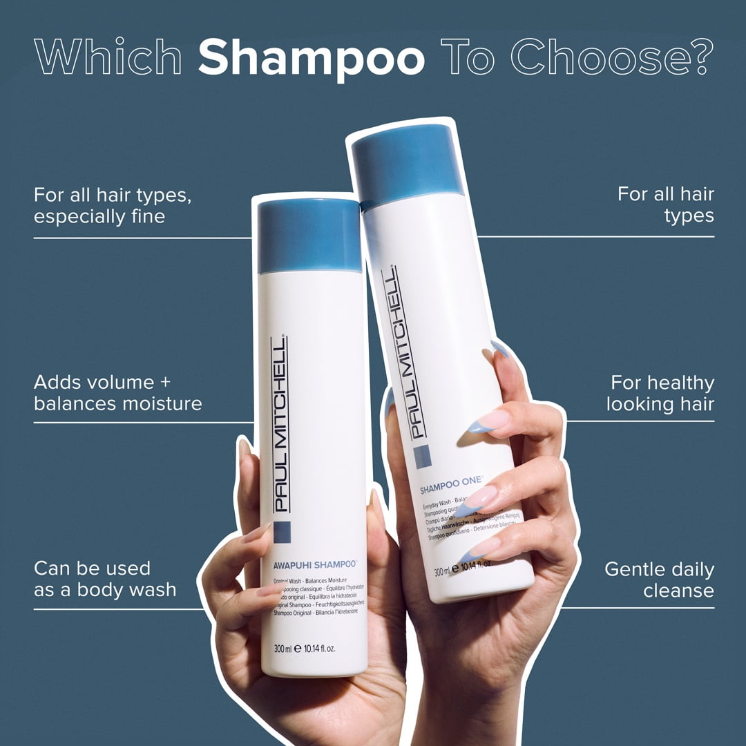 Paul Mitchell Shampoo One Cleanses + Balances Moisture for All Hair Types 10.14 fl oz