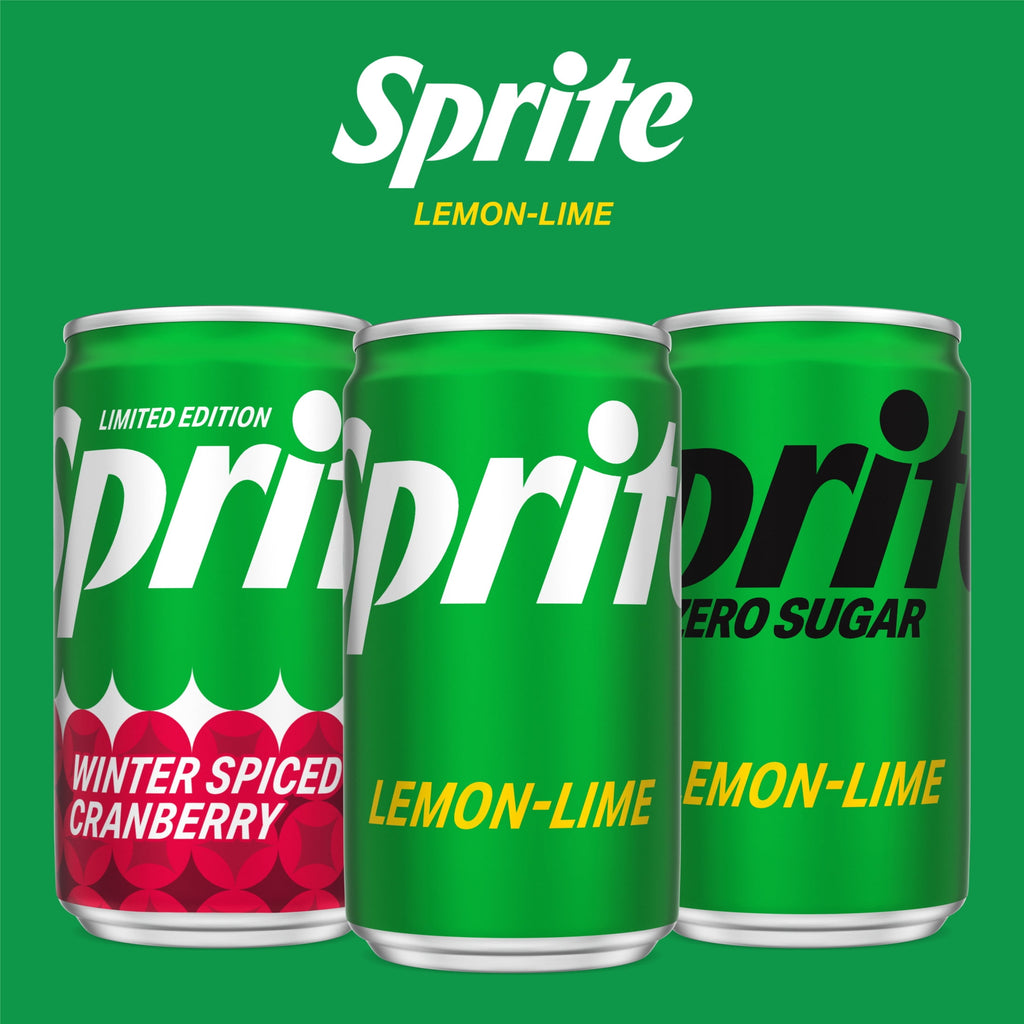 Sprite Lemon-Lime Caffeine Free Soda Pop Mini Cans 7.5 Fl Oz 6 Pack