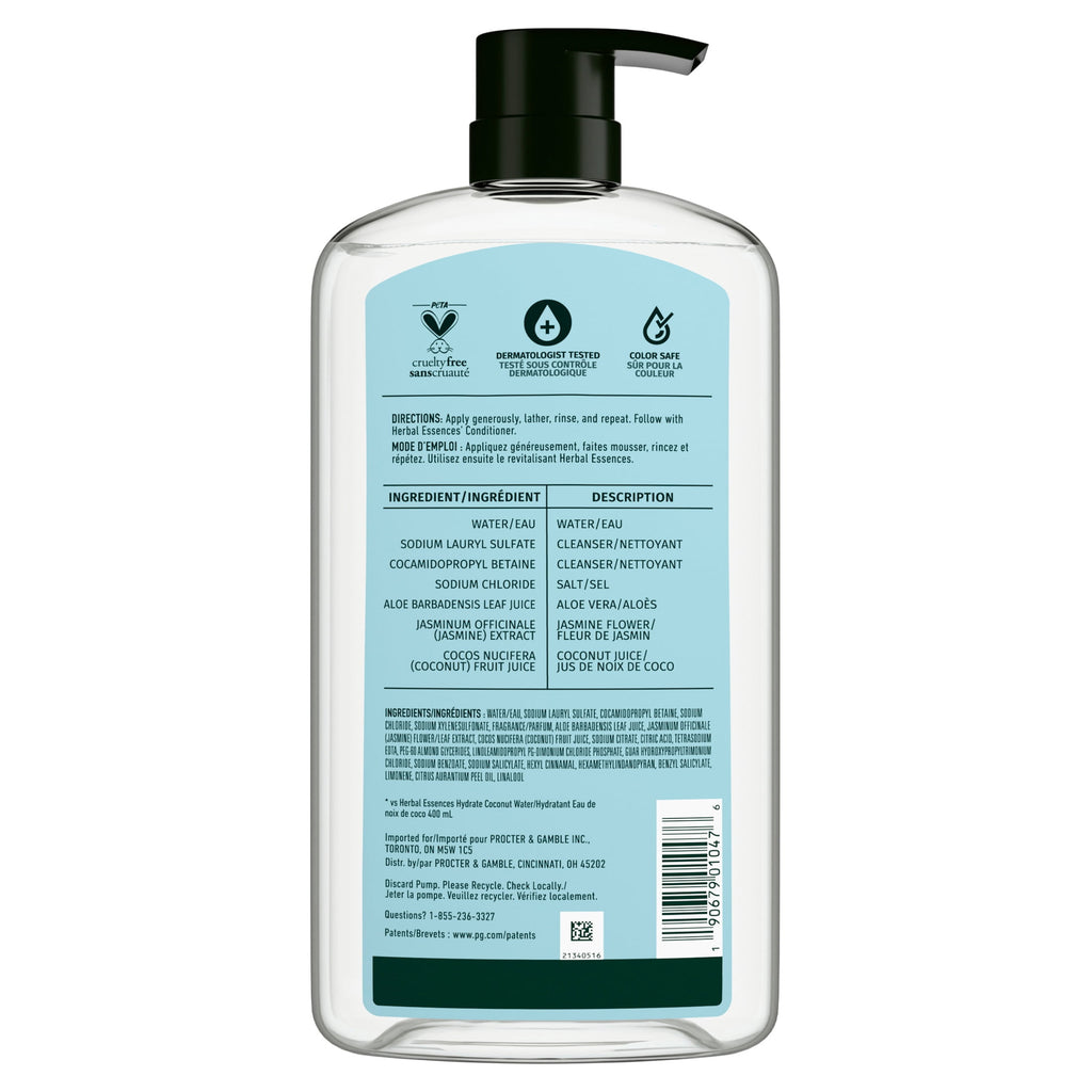 Herbal Essences Hydrate Coconut Water Shampoo 33.8 fl oz