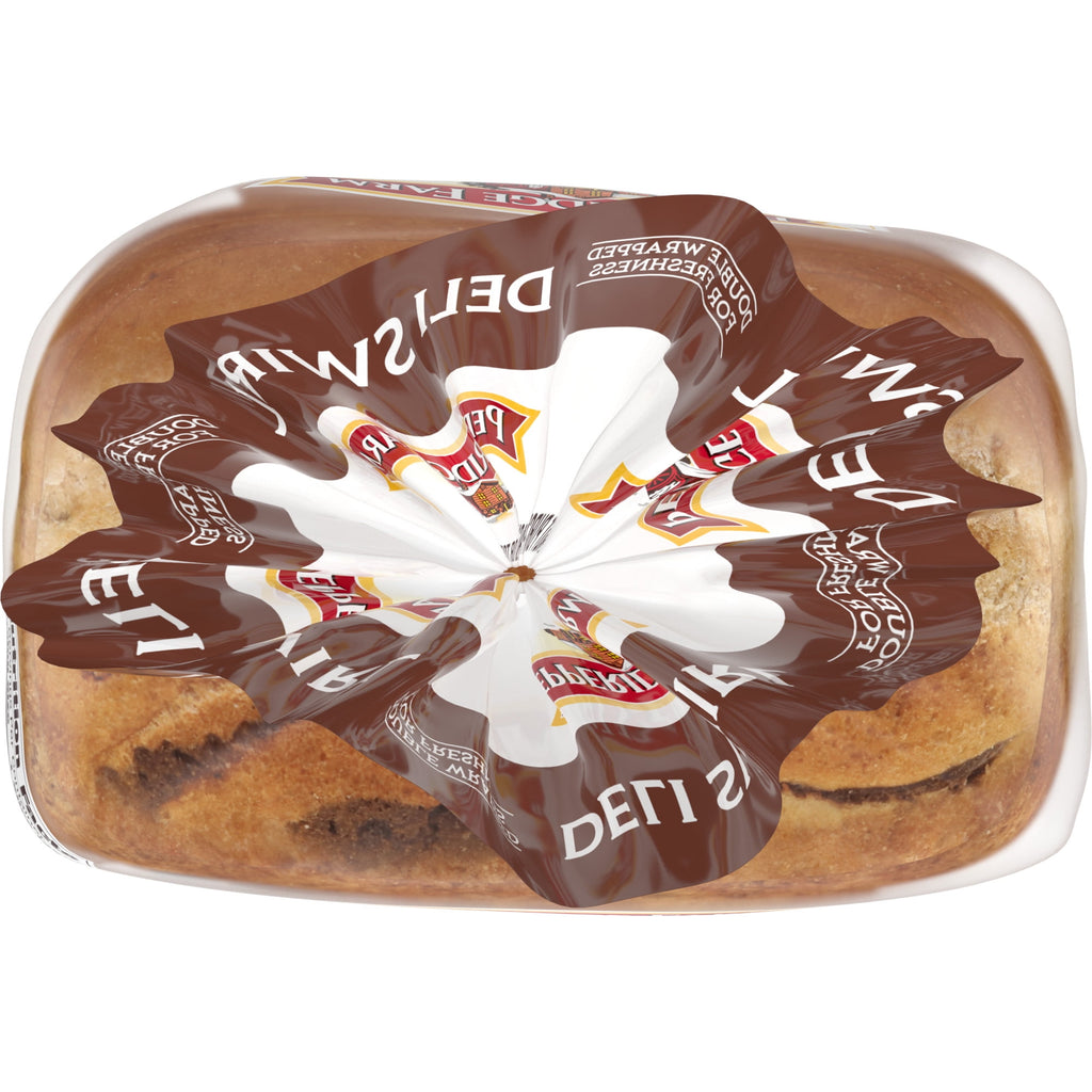 Deli Swirl Rye & Pumpernickel Bread 16 Oz