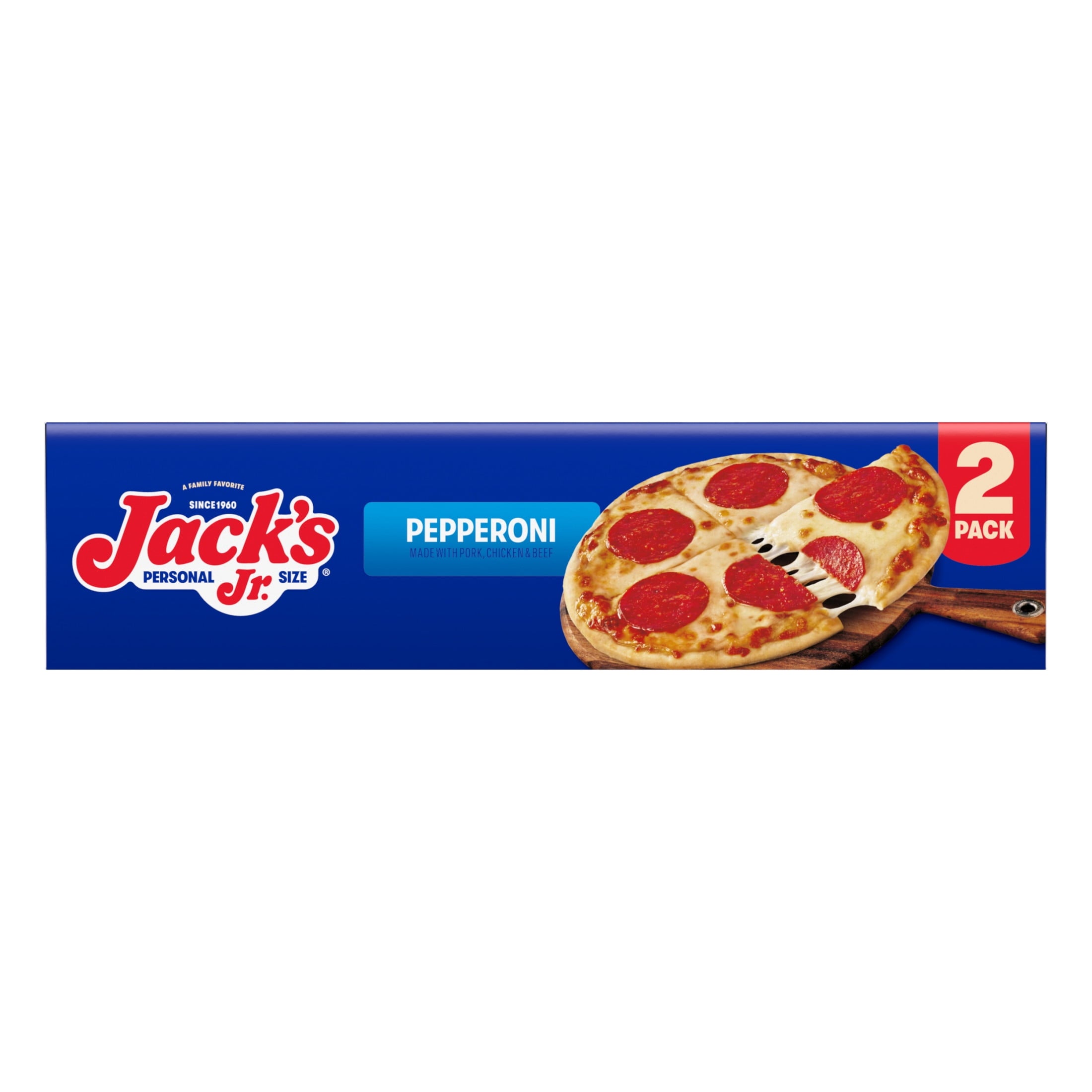 Jack's Pepperoni Personal Frozen Pizza 11.7 Oz 2 Pack