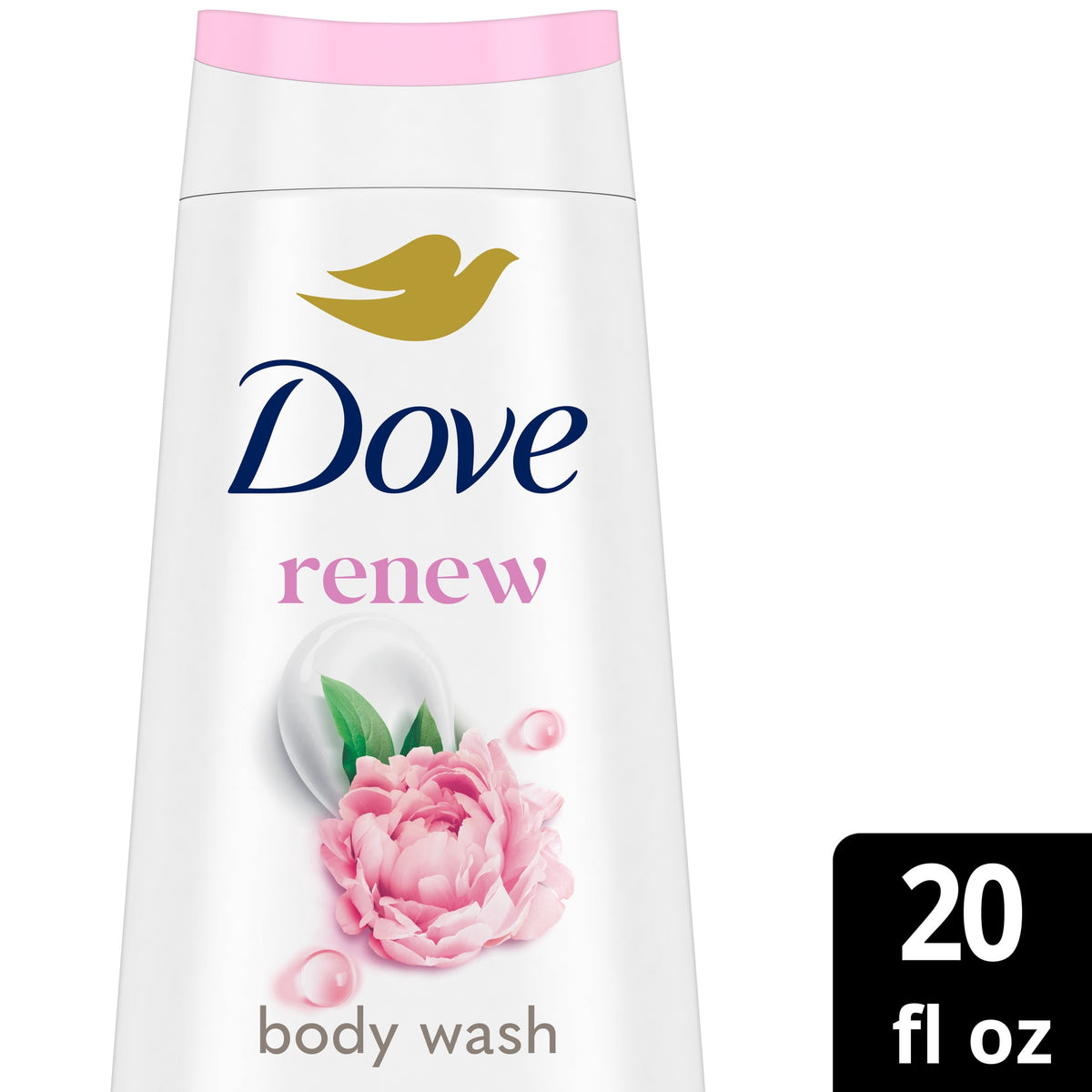 Dove Renewing Body Wash Peony & Rose Oil Moisturizing Cleanser 20 fl oz
