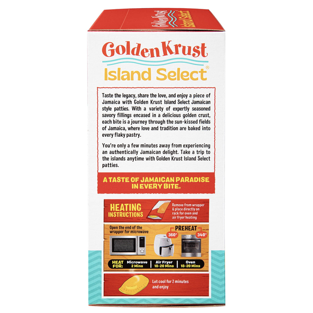 Golden Krust Island Select Spicy Beef Patties Frozen 9 Oz 2 Count