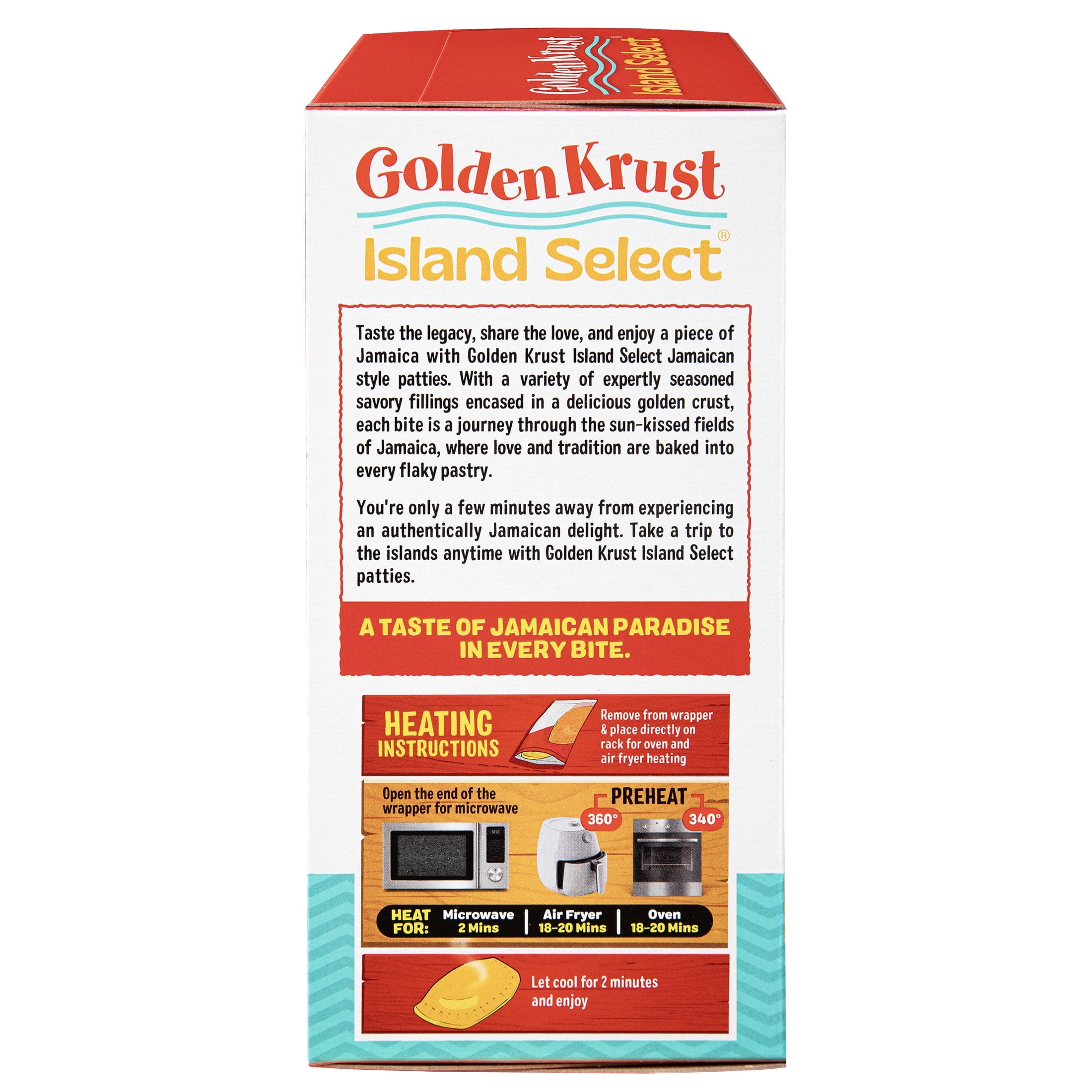 Golden Krust Island Select Spicy Beef Patties Frozen 9 Oz 2 Count
