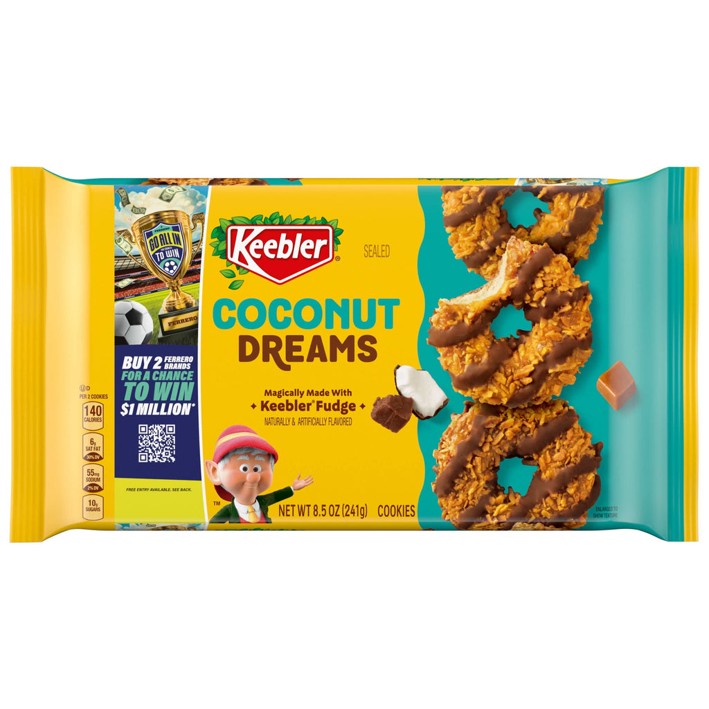 Coconut Dreams Cookies 8.5 Oz 1 Count Keebler