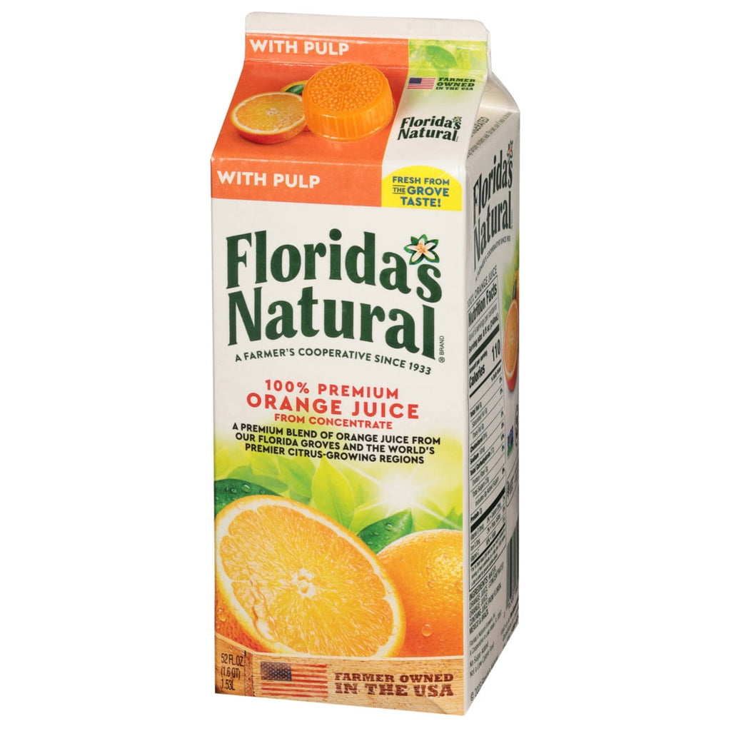 Florida's Natural Orange Juice With Pulp 52 fl oz