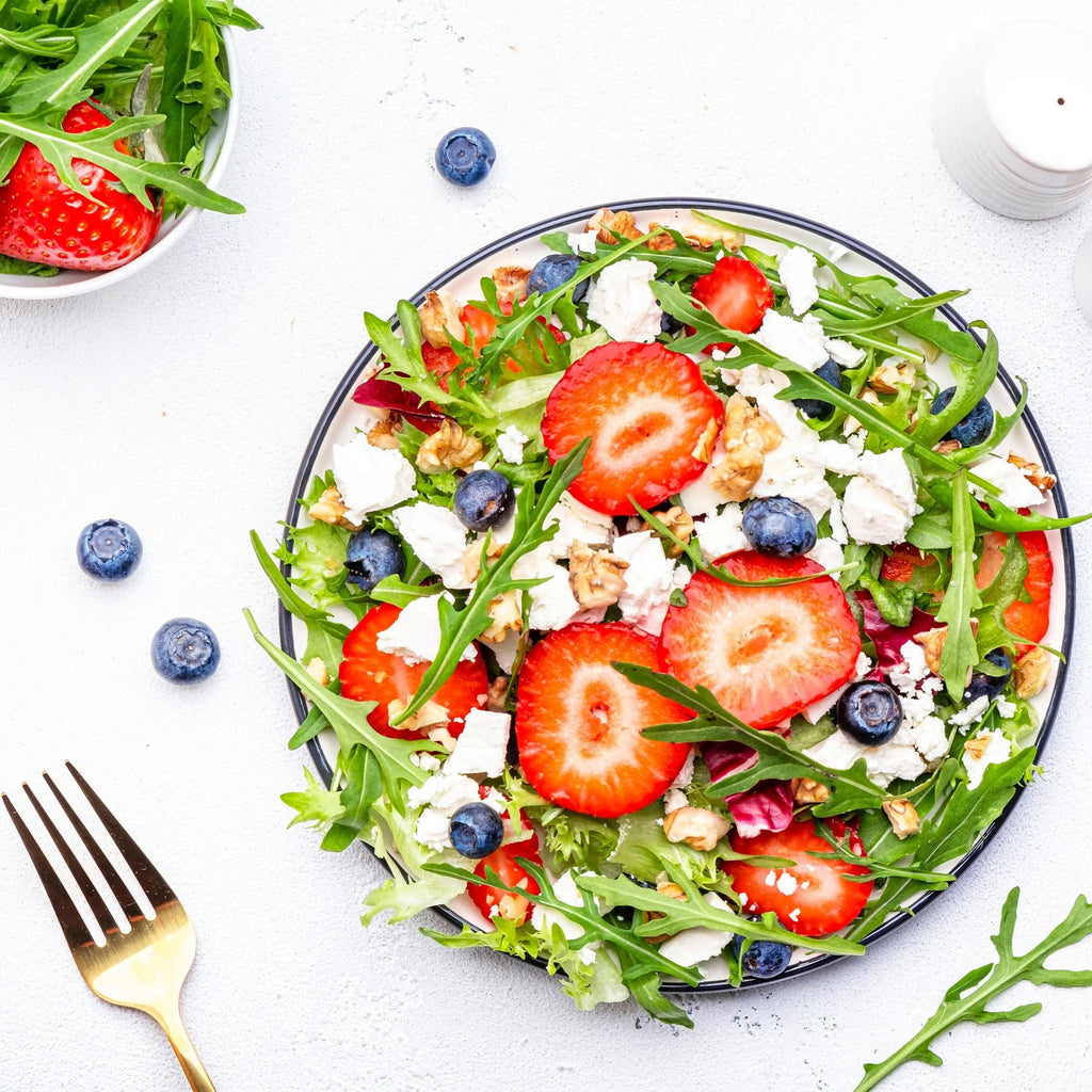 Marketside Fresh Cut Fruit Duo Strawberry Blueberry 10 Oz Tray