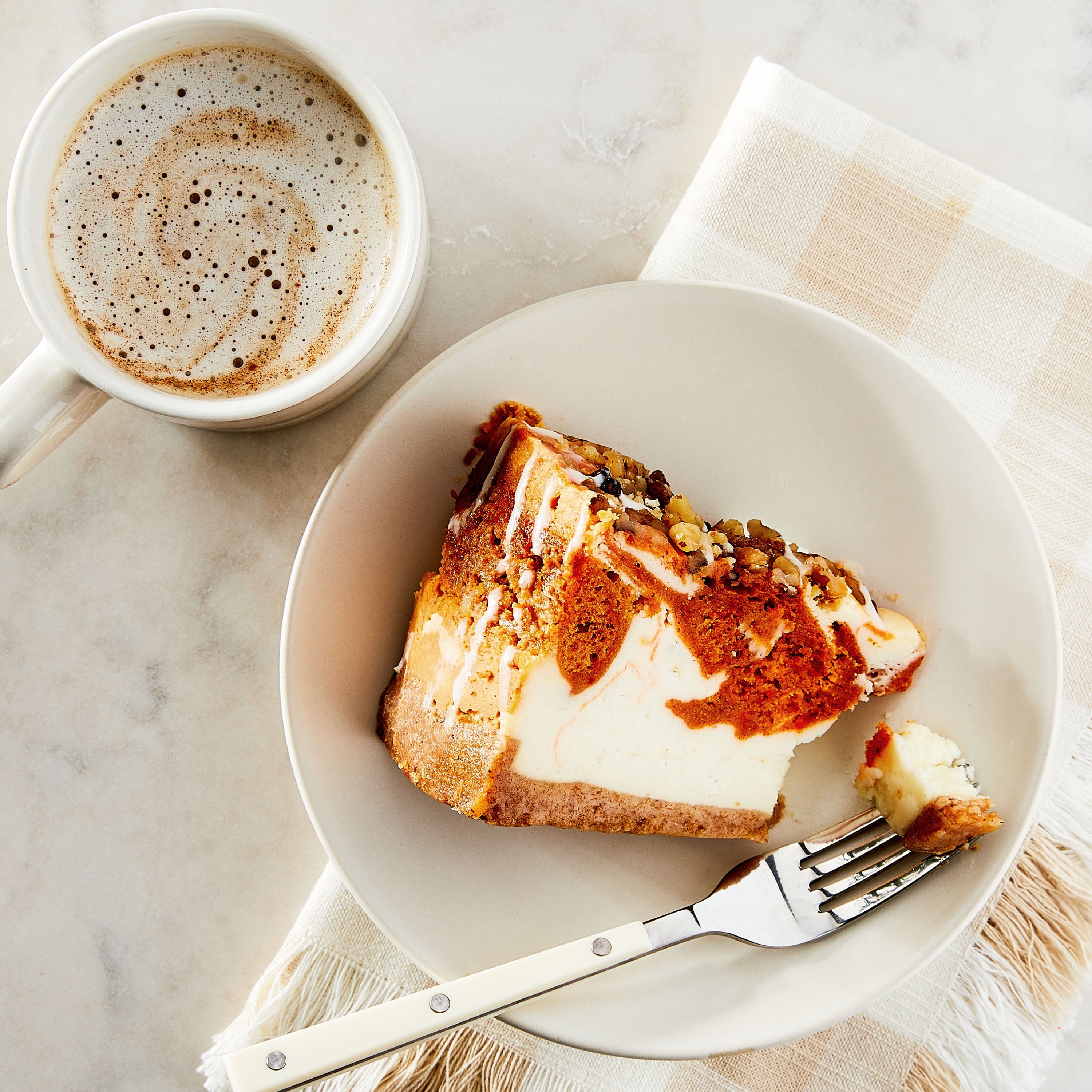 Carrot Cake Swirl Cheesecake Slice 8 Oz Marketside