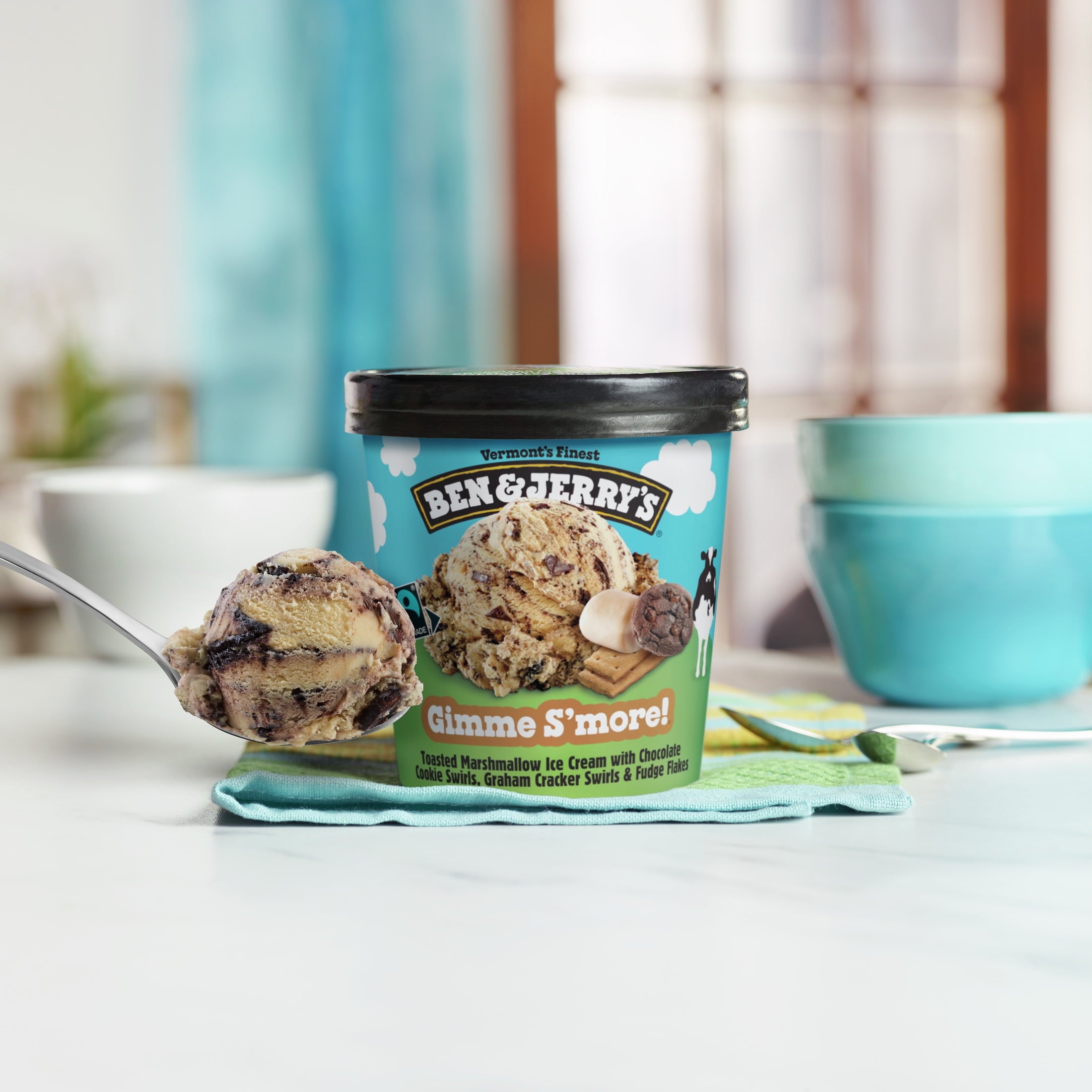 Ben & Jerry's Gimme Smore Toasted Marshmallow Ice Cream 1 Pint