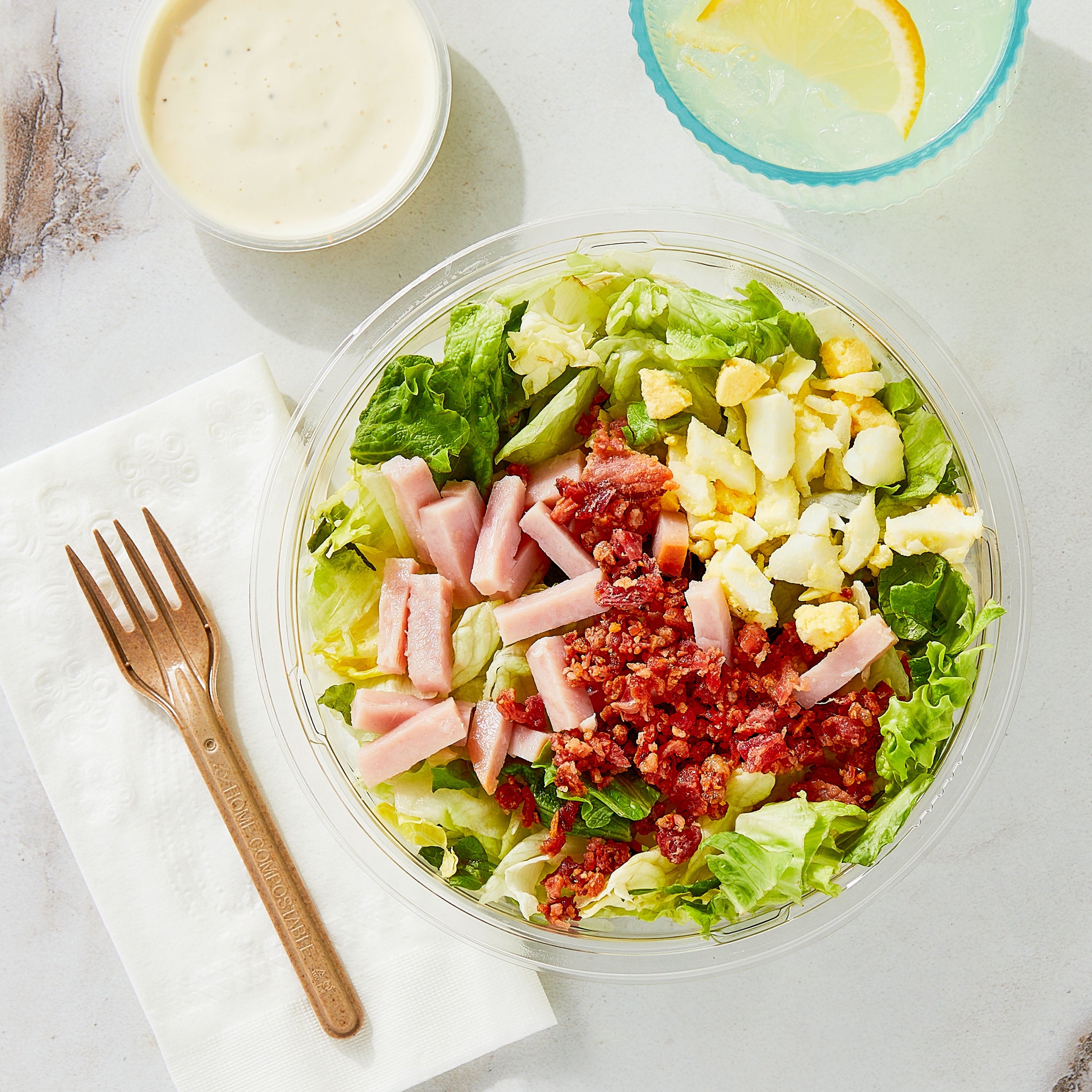 Fresh Marketside Cobb Salad Turkey Bacon 7.25 Oz Bowl