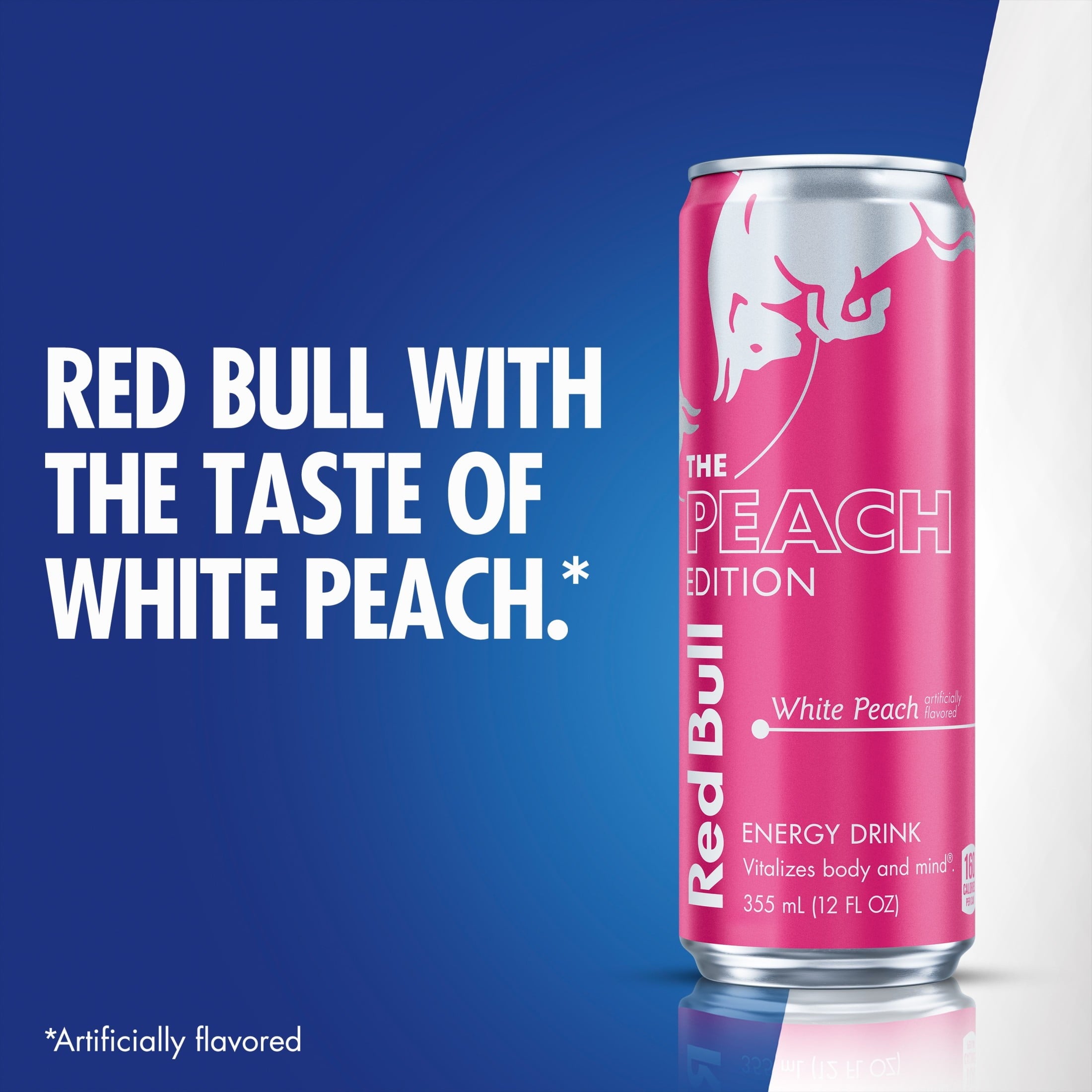 Red Bull Peach Edition Energy Drink 12 fl oz Single Can