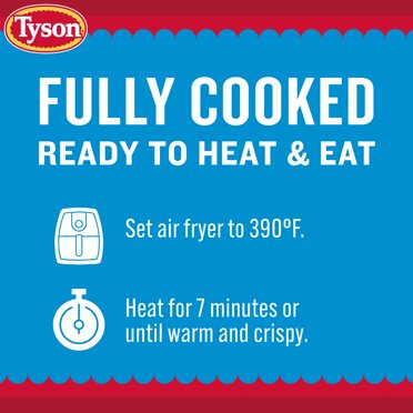 Tyson Popcorn Chicken Frozen Fully Cooked 25 Oz
