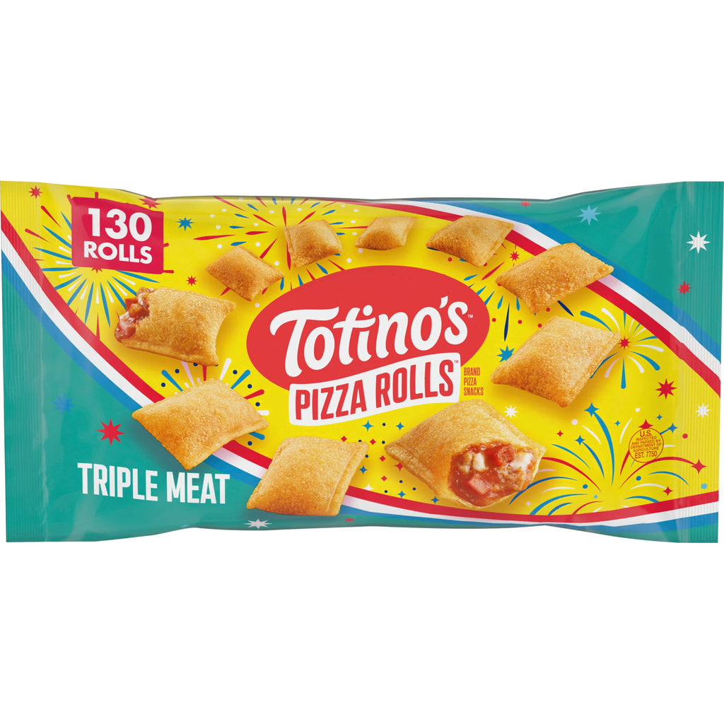 Totino's Combination Pizza Rolls Snacks Frozen 24.8 Oz 50 Count
