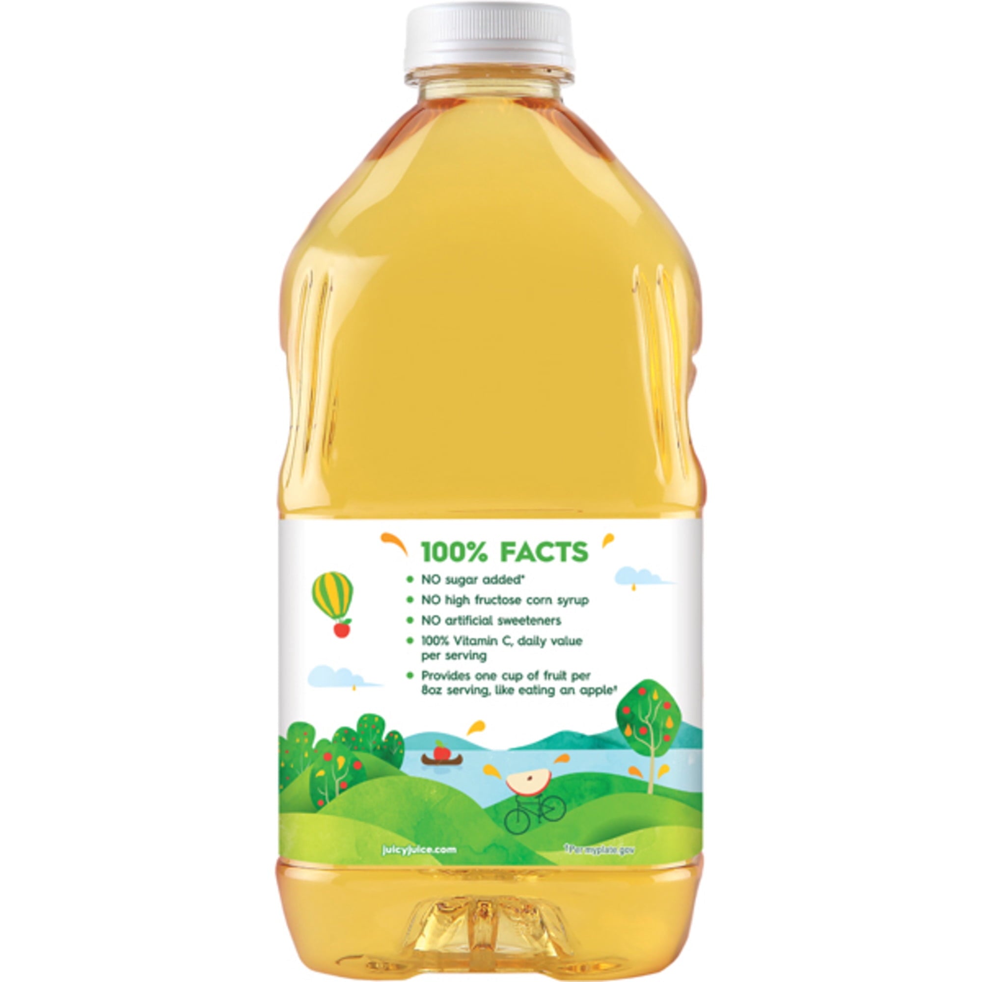 Juicy Juice 100% Apple Juice Pulp-Free 64 fl oz Bottle
