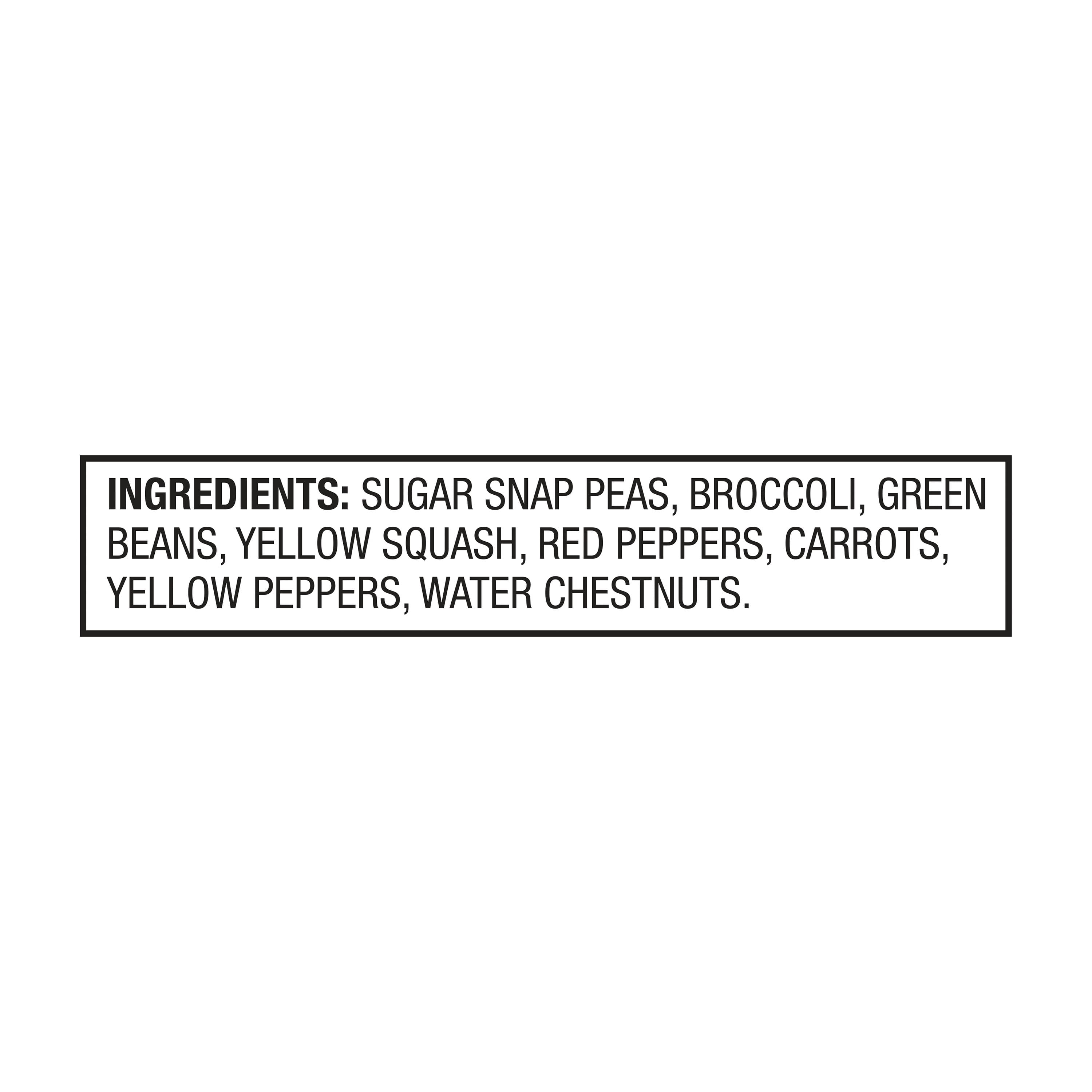 Great Value Sugar Snap Pea Stir-Fry Frozen Vegetable Mix 20 Oz