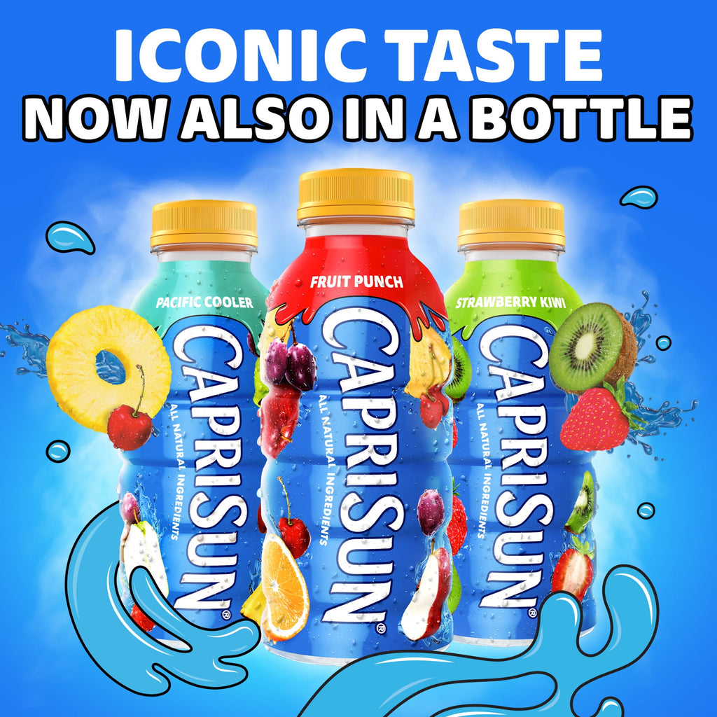 Capri Sun Fruit Punch Flavored Juice Drink Blend 12 fl oz Bottle
