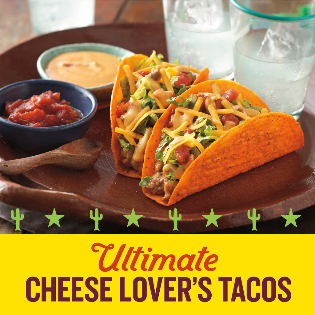 Stand 'N Stuff Bold Nacho Cheese Taco Shells 5.4 Oz 10 Count Old El Paso