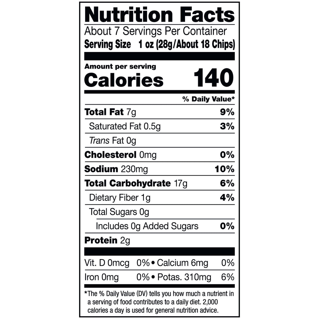 Sea Salt & Vinegar Kettle Cooked Potato Chips 7.5 Oz Cape Cod