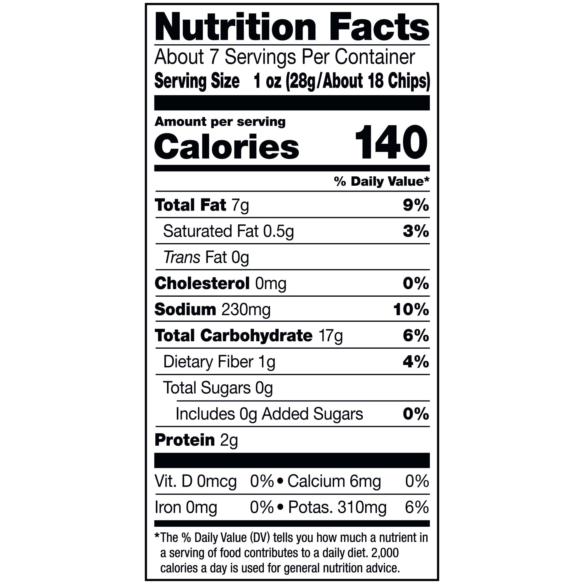 Sea Salt & Vinegar Kettle Cooked Potato Chips 7.5 Oz Cape Cod