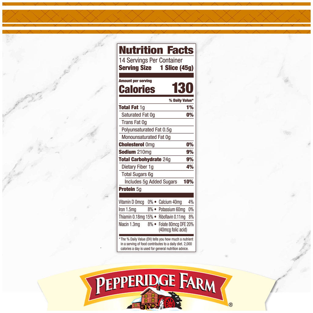 Farmhouse Honey White Bread 22 Oz 1 Count