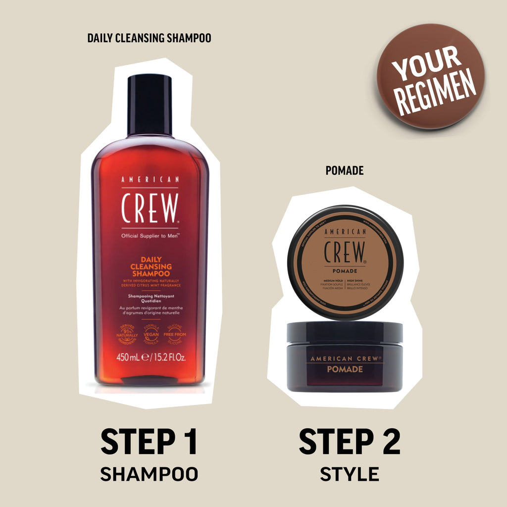 American Crew Men's Hair Pomade Medium Hold High Shine 3 oz