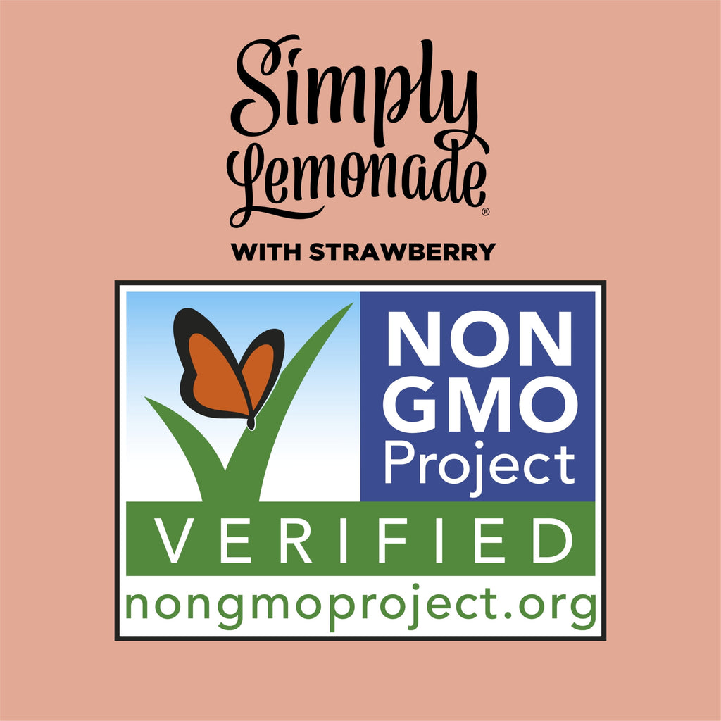 Simply Lemonade with Strawberry Juice Drink 52 fl oz Bottle