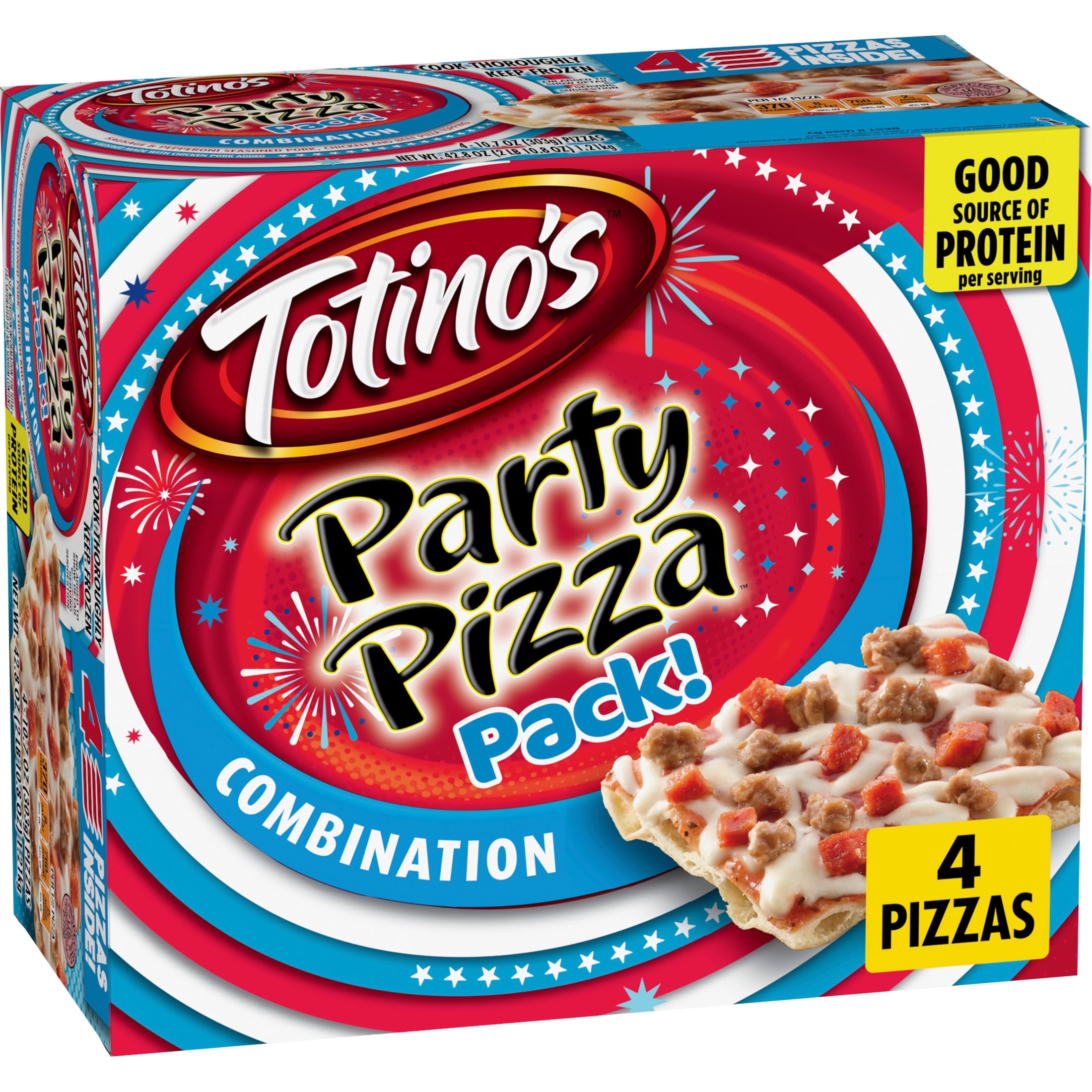 Totino's Combination Pizza Rolls Snacks Frozen 24.8 Oz 50 Count