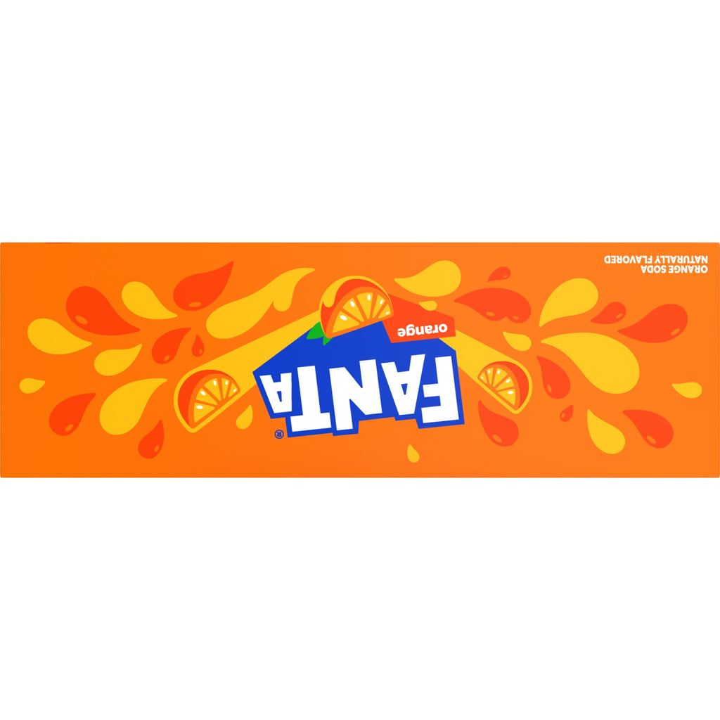 Fanta Orange Soda Pop Fridge Pack Cans 12 Fl Oz 12 Pack