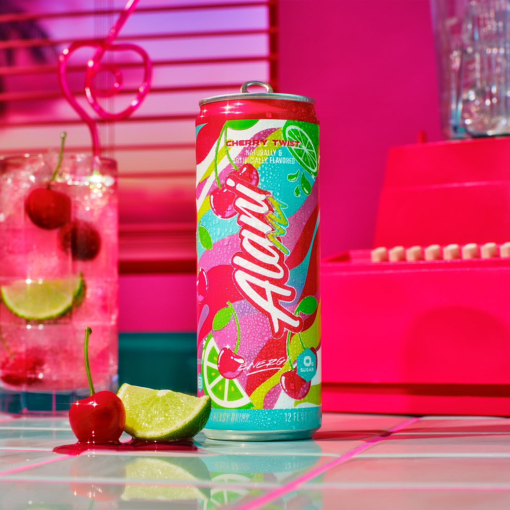 Alani Nu Cherry Twist Energy Drink 12 fl oz Single Can