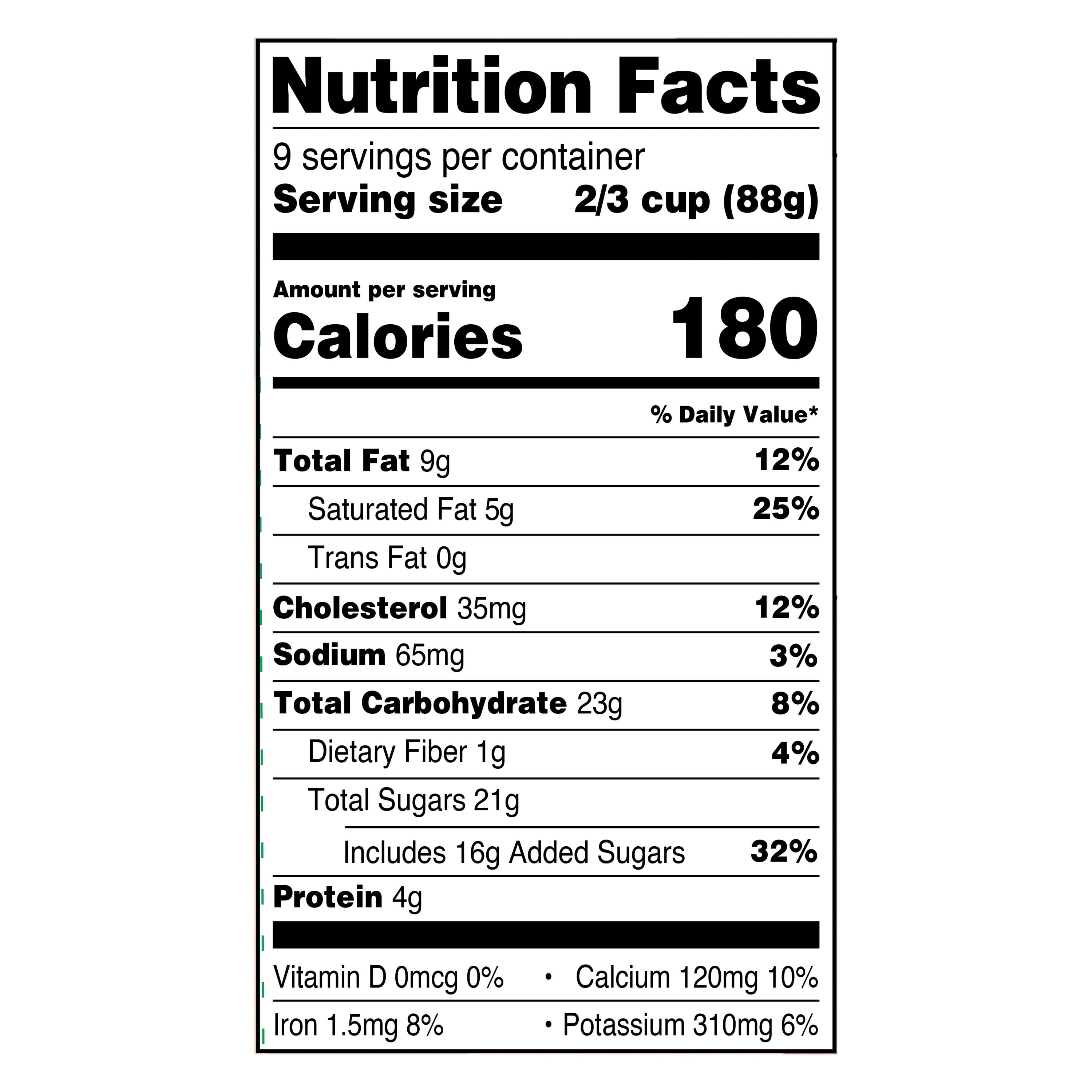Great Value Chocolate Ice Cream 48 Fl Oz