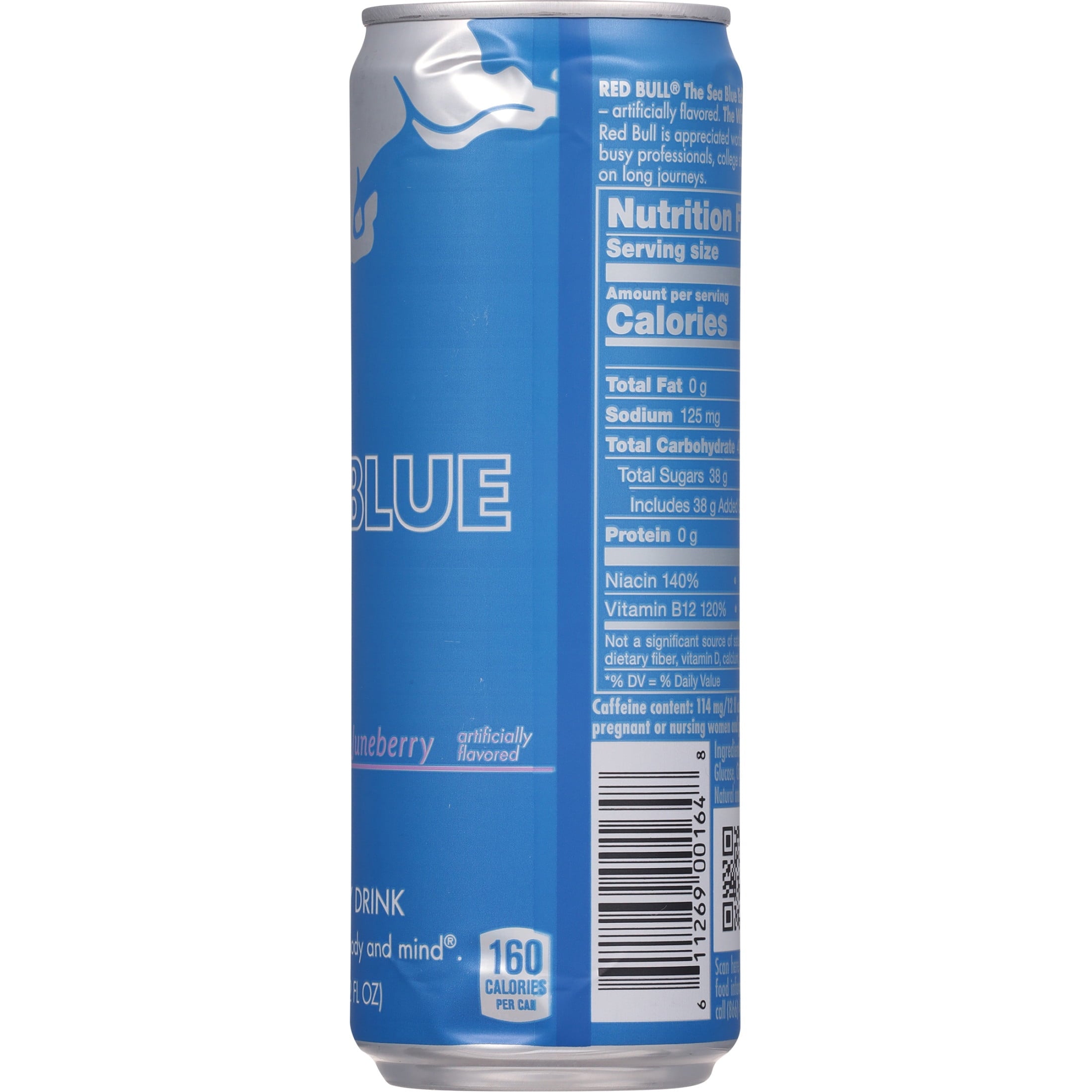 Red Bull Sea Blue Edition Energy Drink Juneberry 12 fl oz Single Can