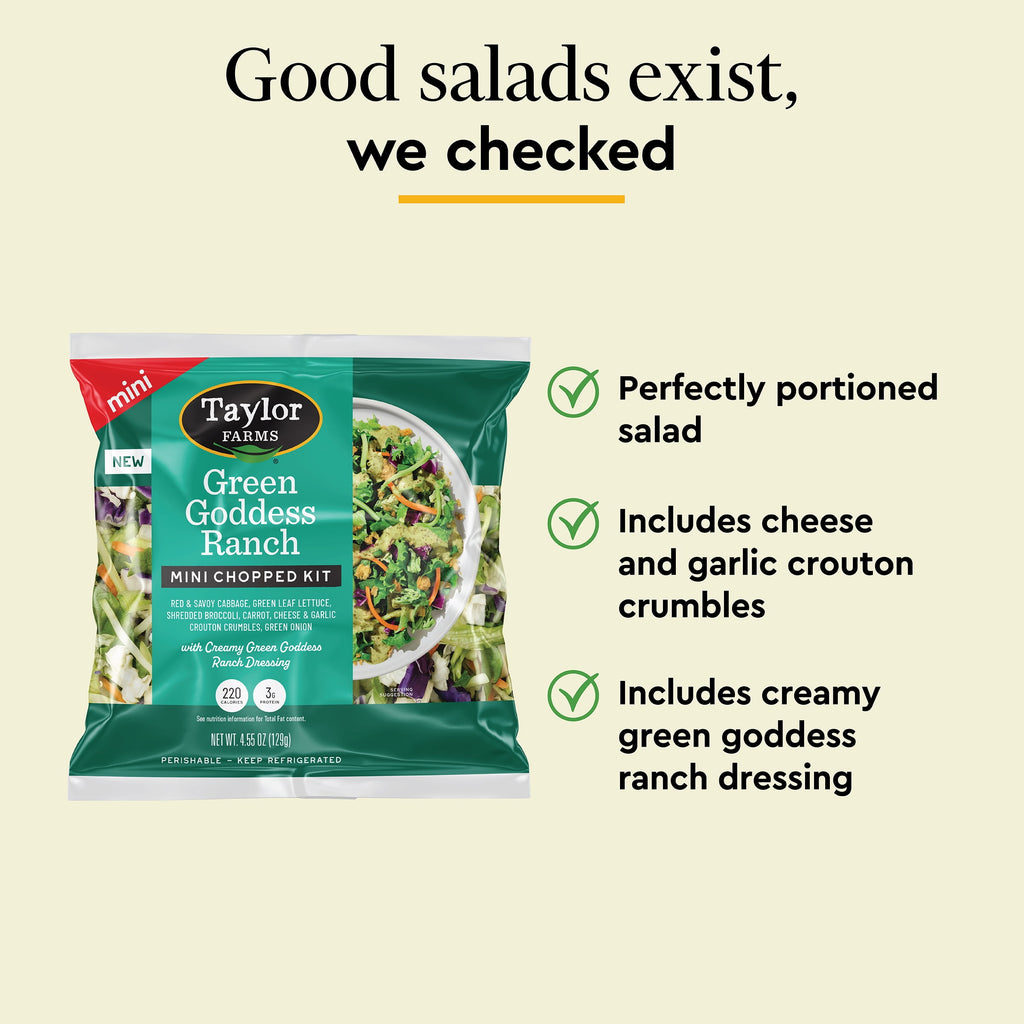 Green Goddess Ranch Mini Salad Kit 4.55 Oz Bag