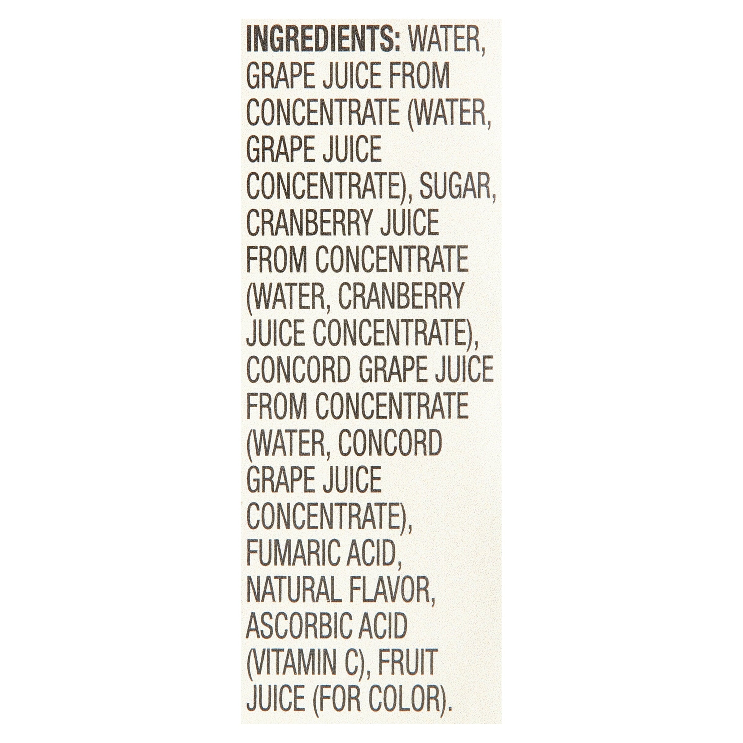 Great Value Cranberry Grape Juice Cocktail 64 fl oz Bottle