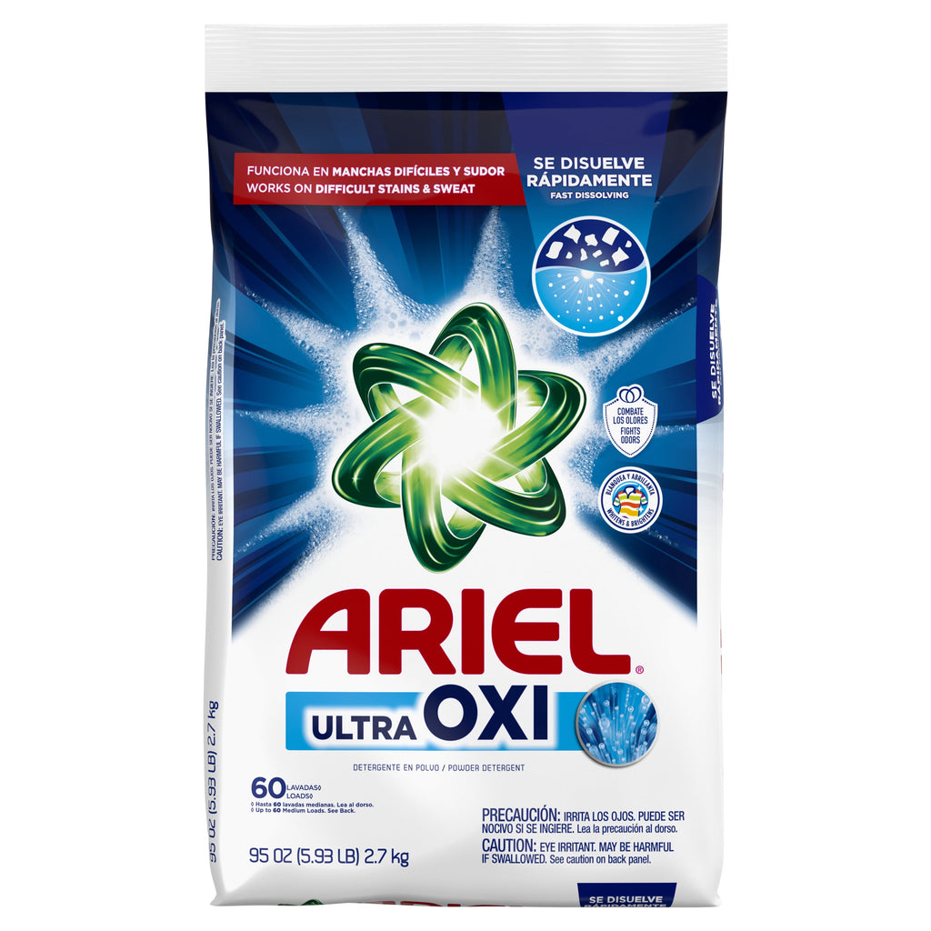 Ariel Ultra Oxi Powder Laundry Detergent Original Scent 95 oz 60 Loads