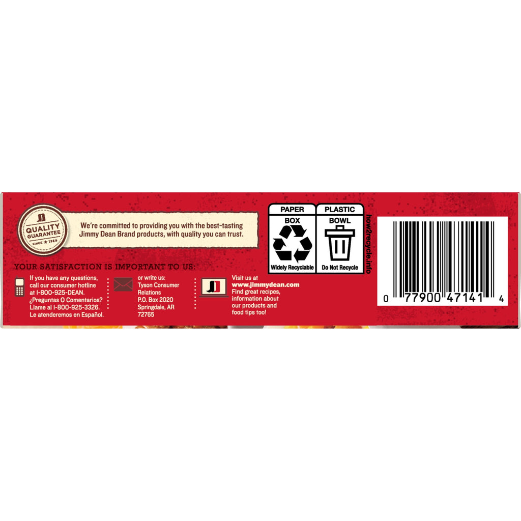 Jimmy Dean Sausage & Gravy Breakfast Bowl Frozen 7 Oz