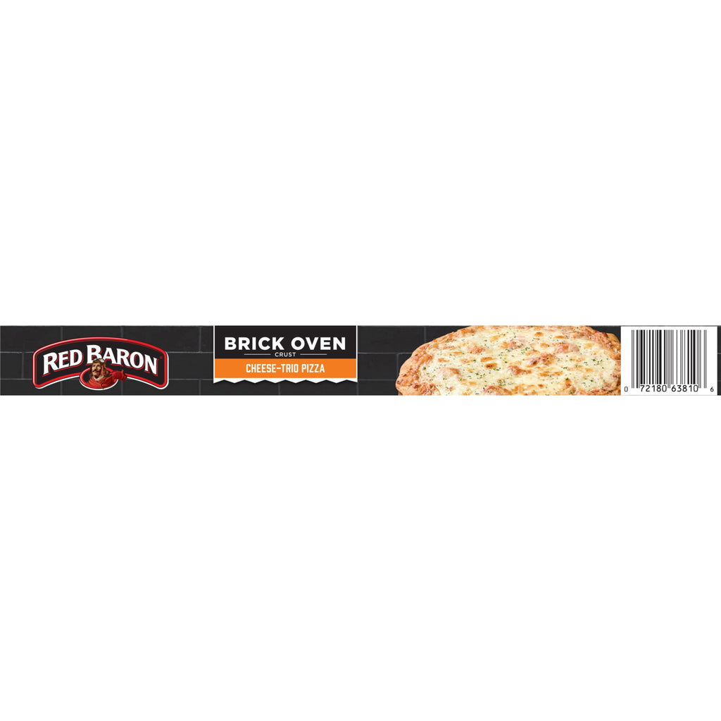 Red Baron Brick Oven Crust Cheese-Trio Pizza Frozen 17.82 Oz