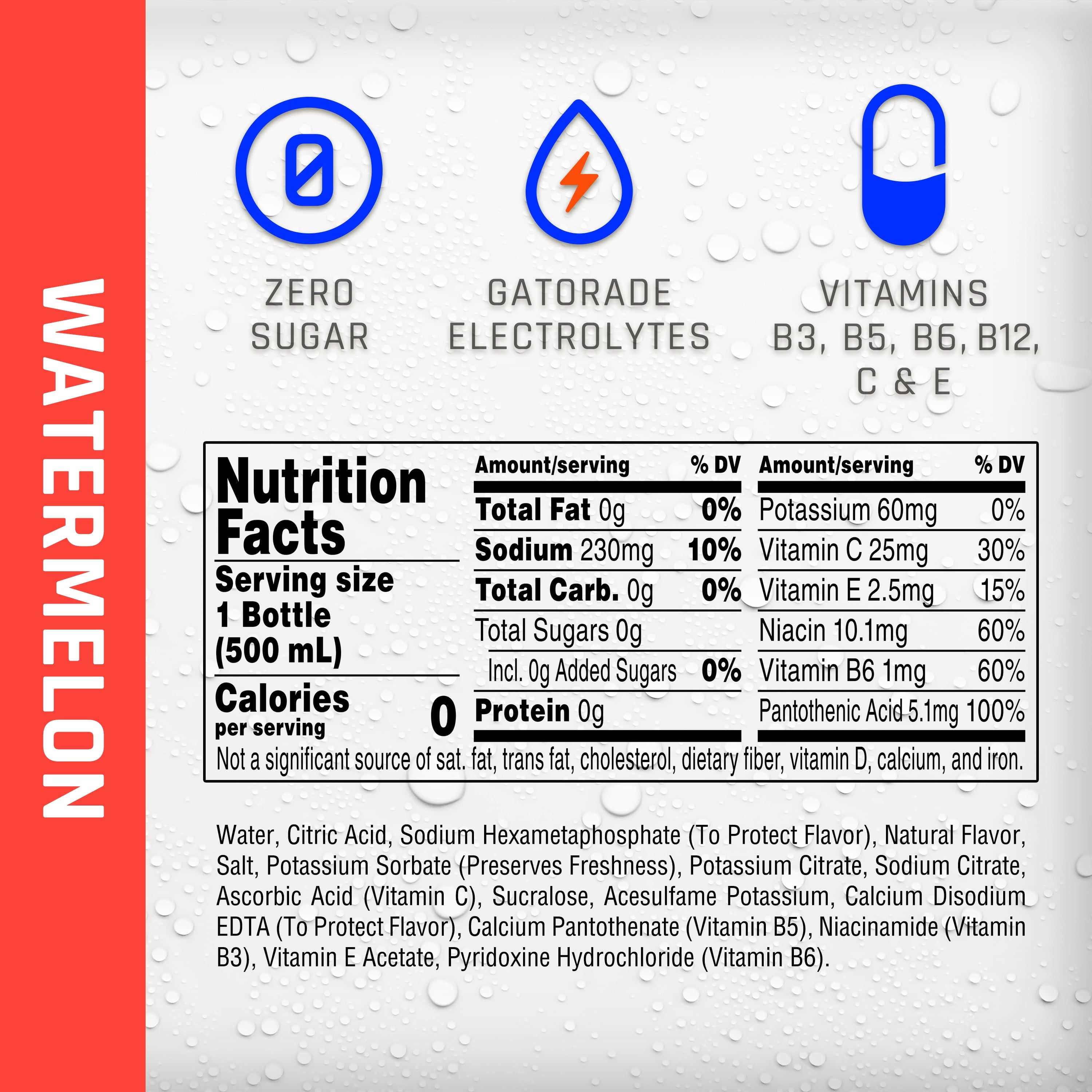 Propel Electrolyte Enhanced Water Sports Drink Zero Calorie 16.9 fl oz Bottles (12 Pack)